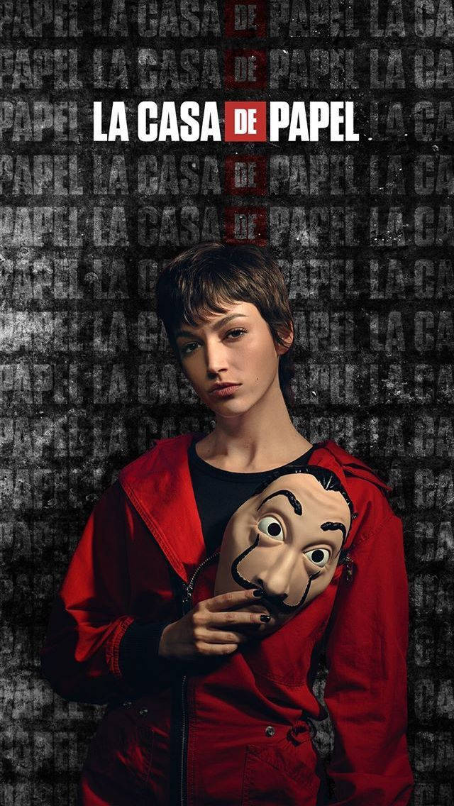 Money Heist Tokyo -muotokuva Taustakuvat
