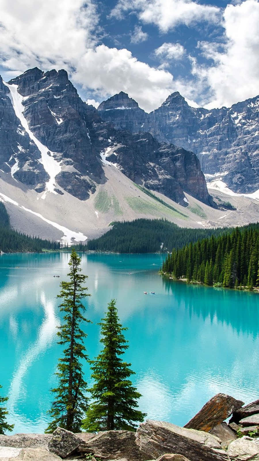 Moraine Lake Kanada Android Luonto Taustakuvat