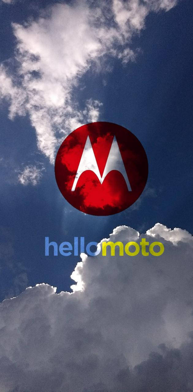 Motorola Punainen Logo Taivaalla Taustakuvat