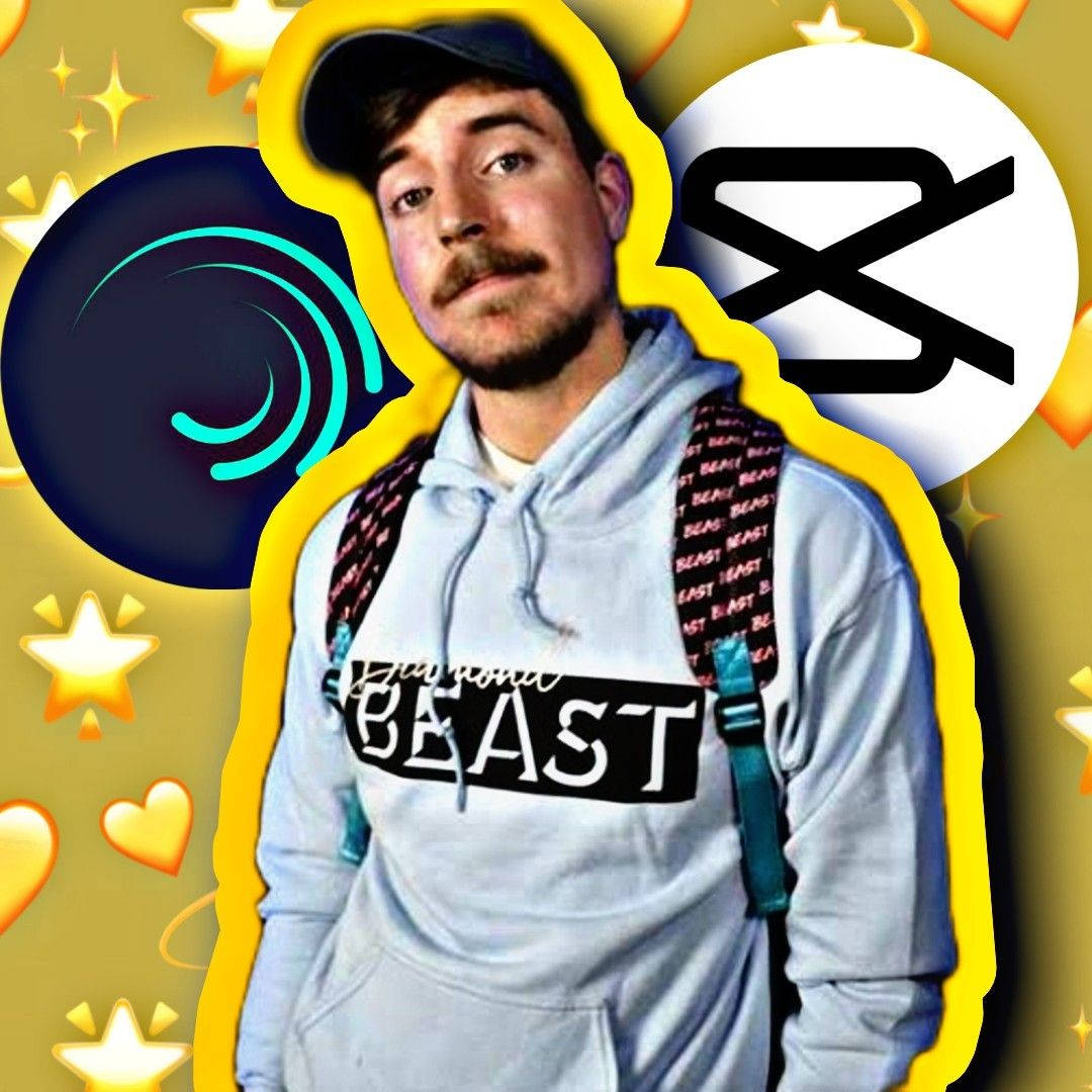 Mr Beast Alight Motion ja Capcut Taustakuvat