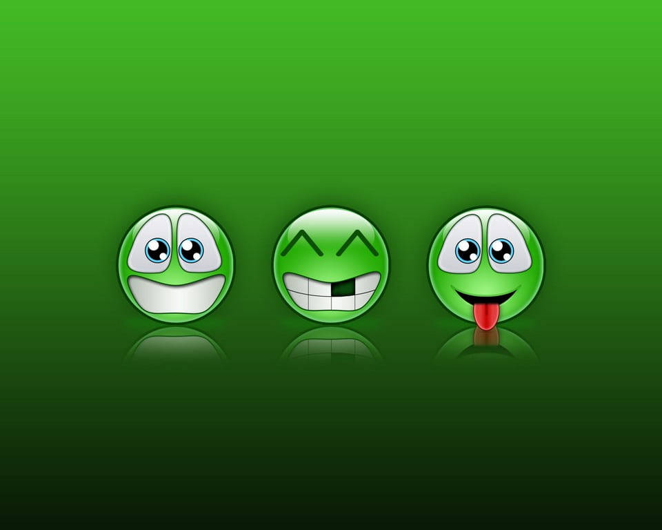 MSN Messenger vihreät hymiöt Taustakuvat