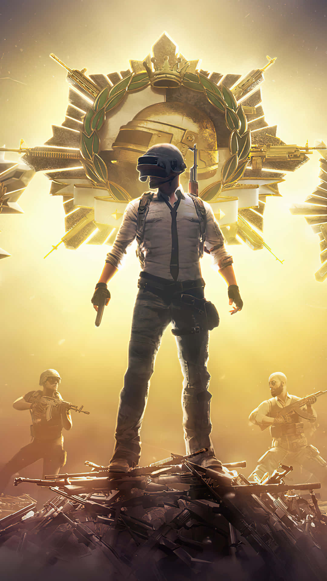 Muotokuva julistesuunnittelu Pixel 3 Playerunknown's Battlegrounds -tausta Taustakuvat