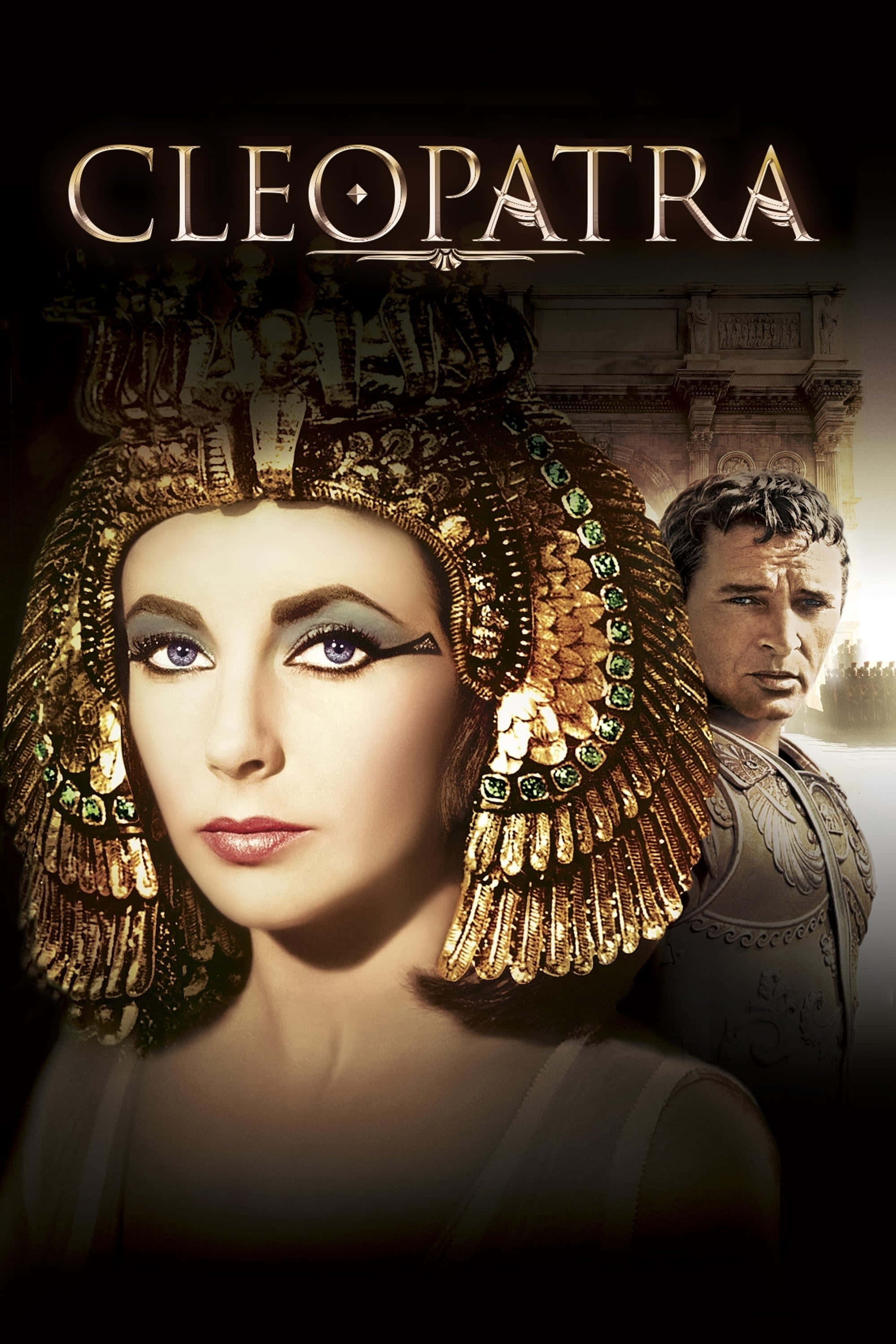 Muotokuva legendaarisesta Egyptin hallitsijasta Kleopatrasta Taustakuvat
