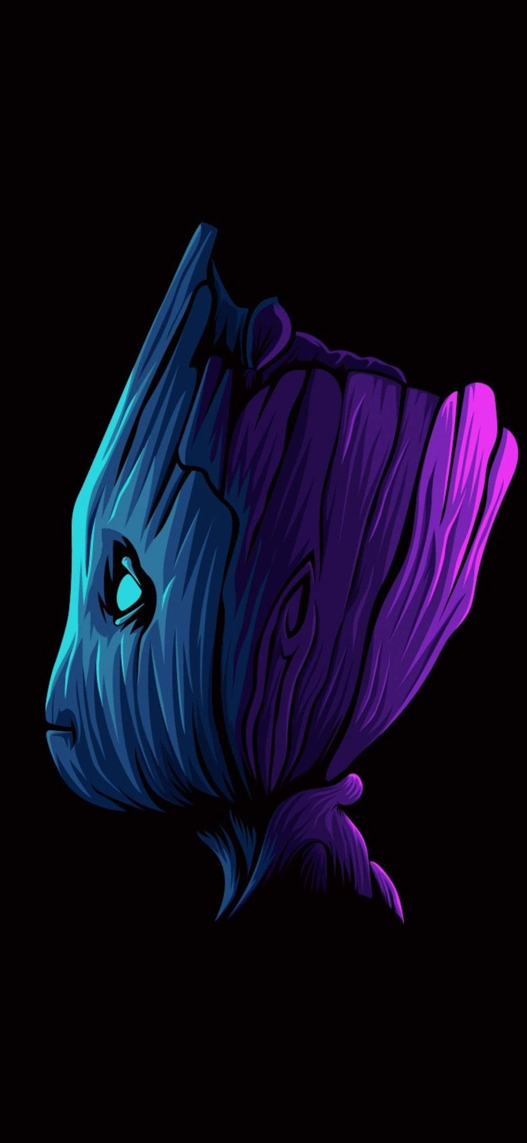 Musta AMOLED Groot Taustakuvat
