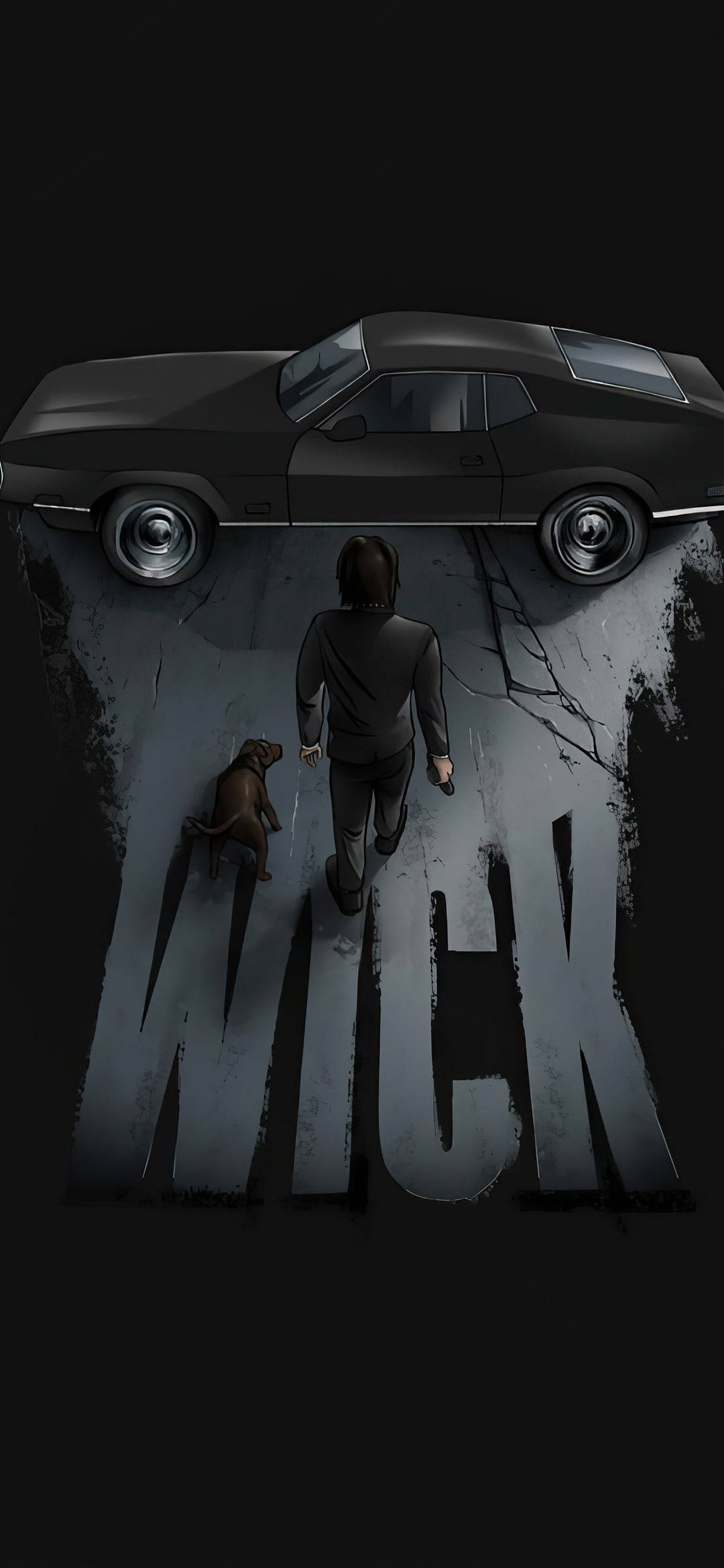 Musta Amoled John Wick Taustakuvat