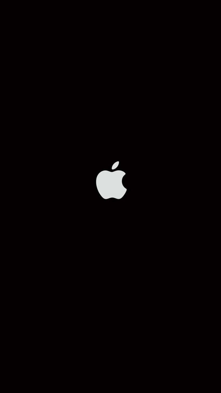 Musta Applen logo iPhonelle Taustakuvat