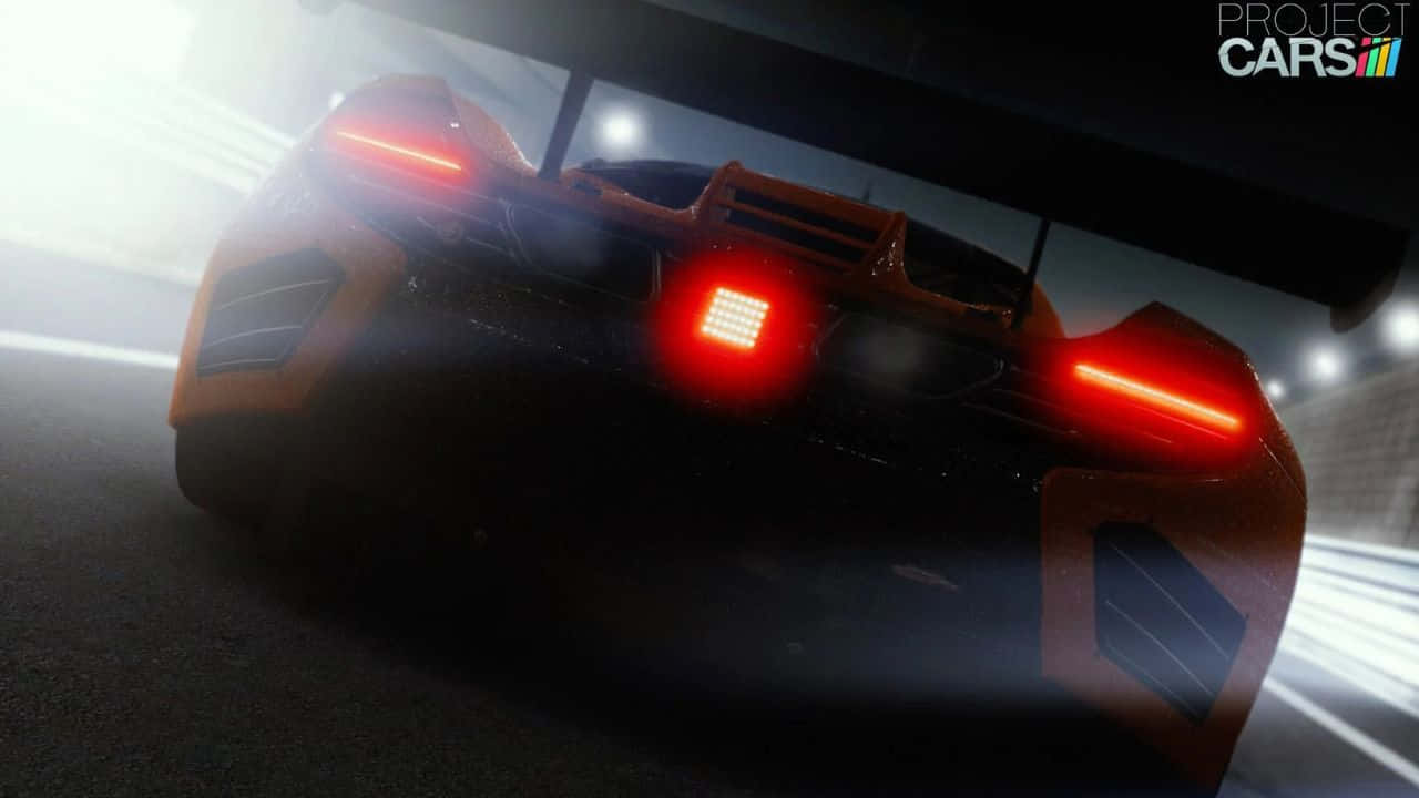 Musta auto 720p Project Cars -taustakuva Taustakuvat