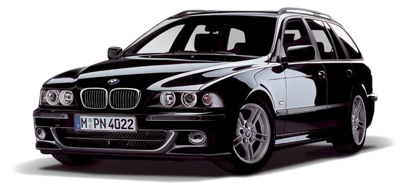 Musta BMW 5-sarjan E39 Touring Taustakuvat