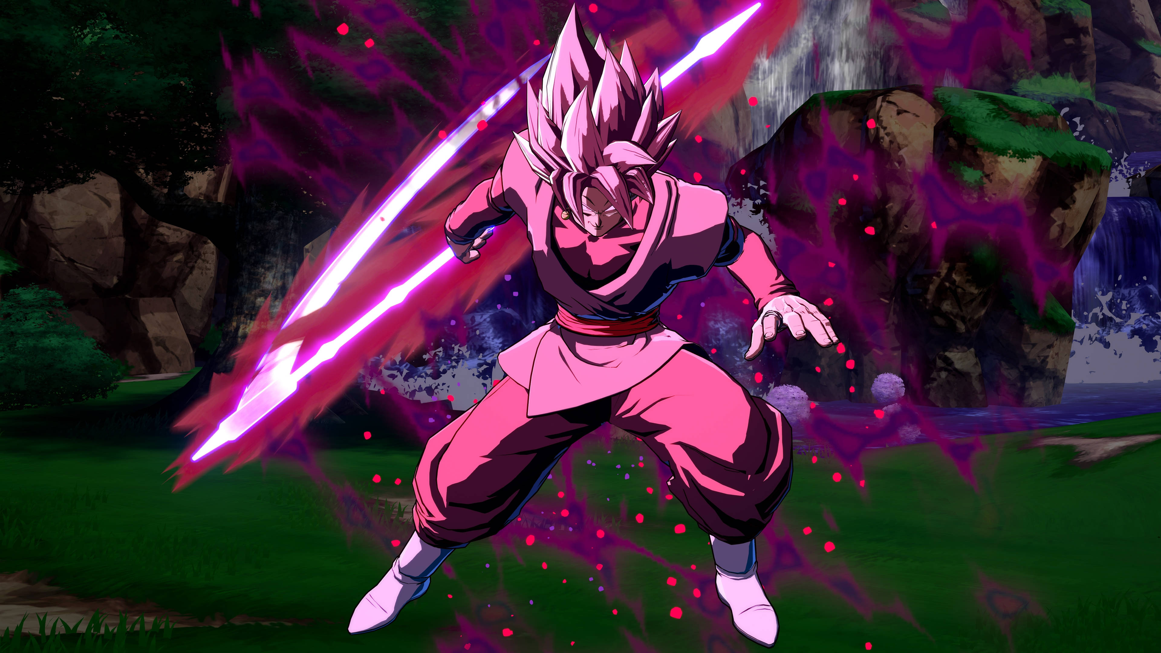 Musta Goku kuolinsiirpeillä Taustakuvat