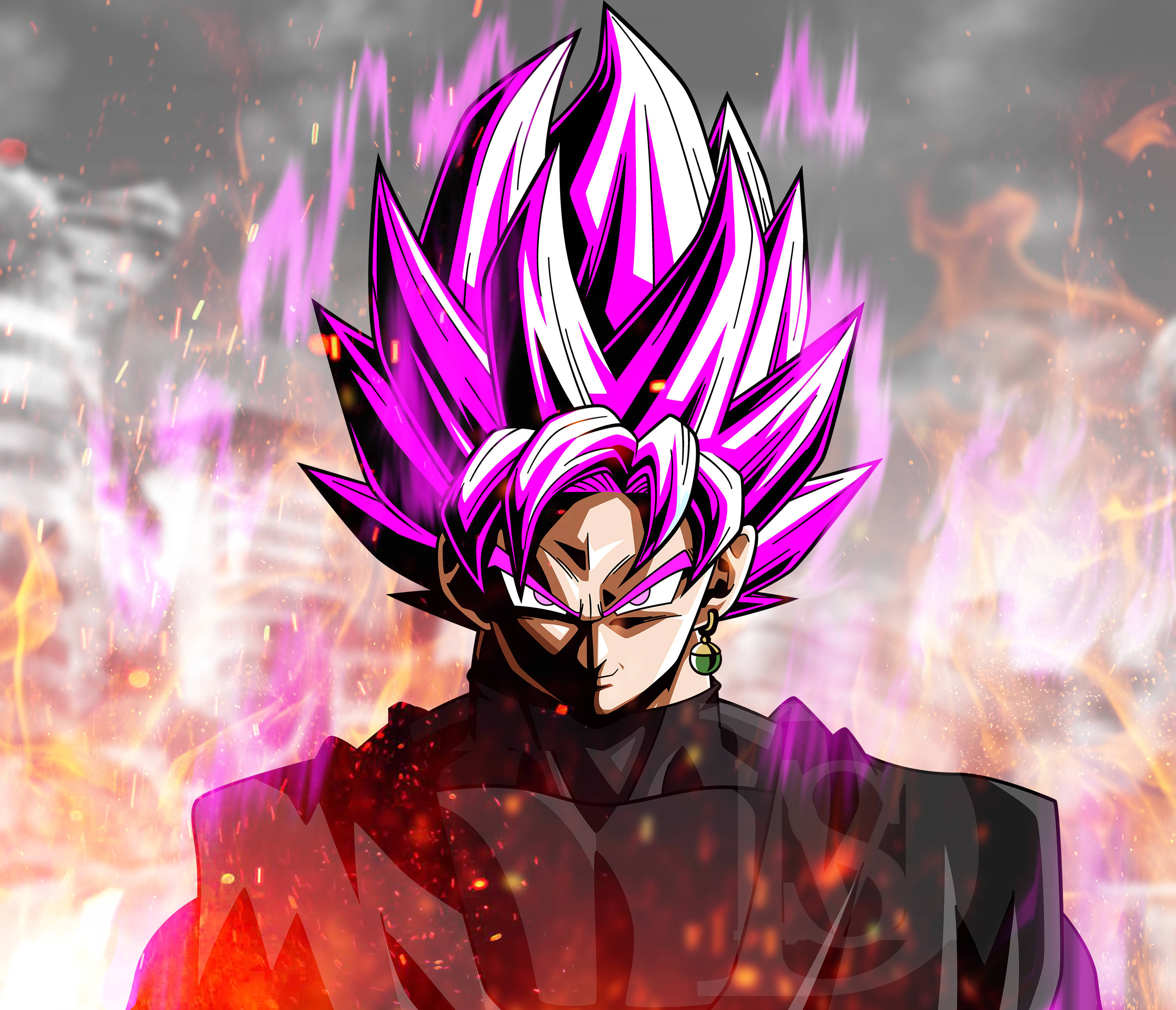 Musta Goku Super Saiyan Rosé Taustakuvat