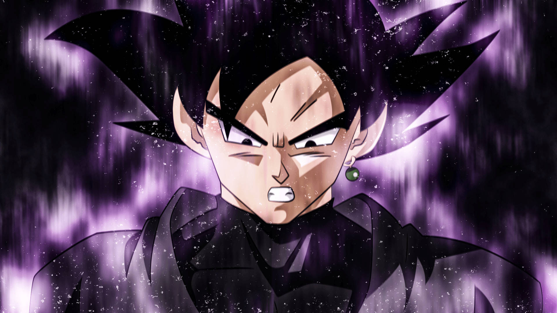 Musta Goku varjoisan auran kanssa Taustakuvat
