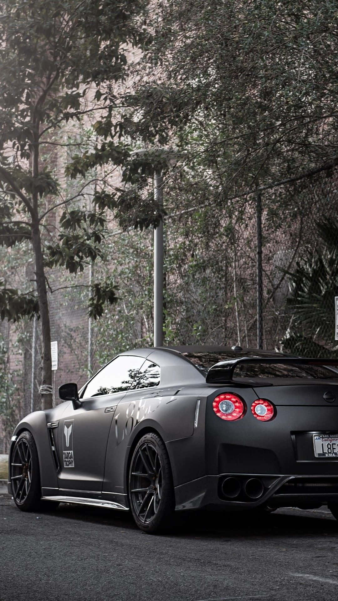 Musta GTR R35 -auto Taustakuvat
