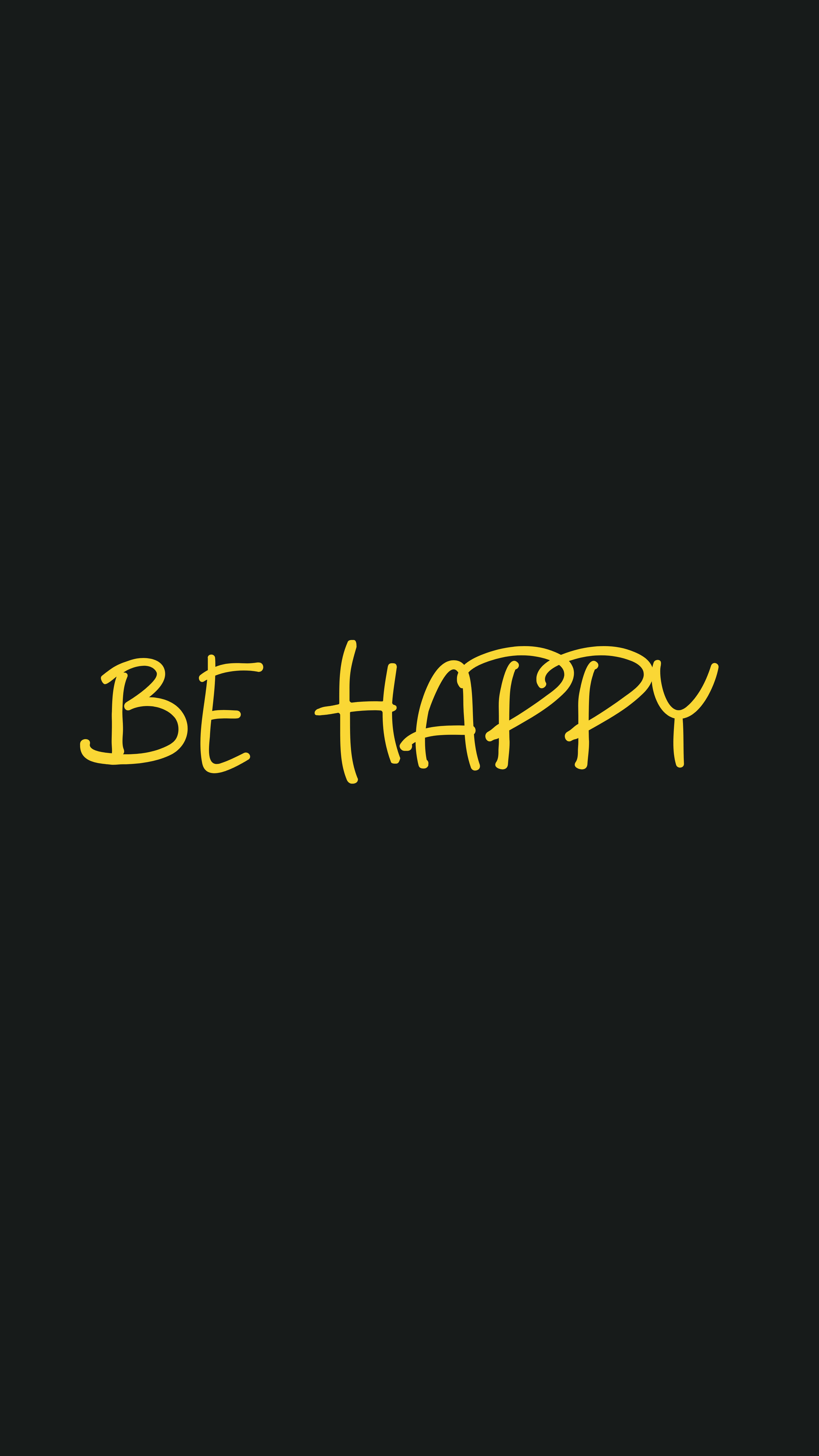 Musta ja keltainen Be Happy Taustakuvat