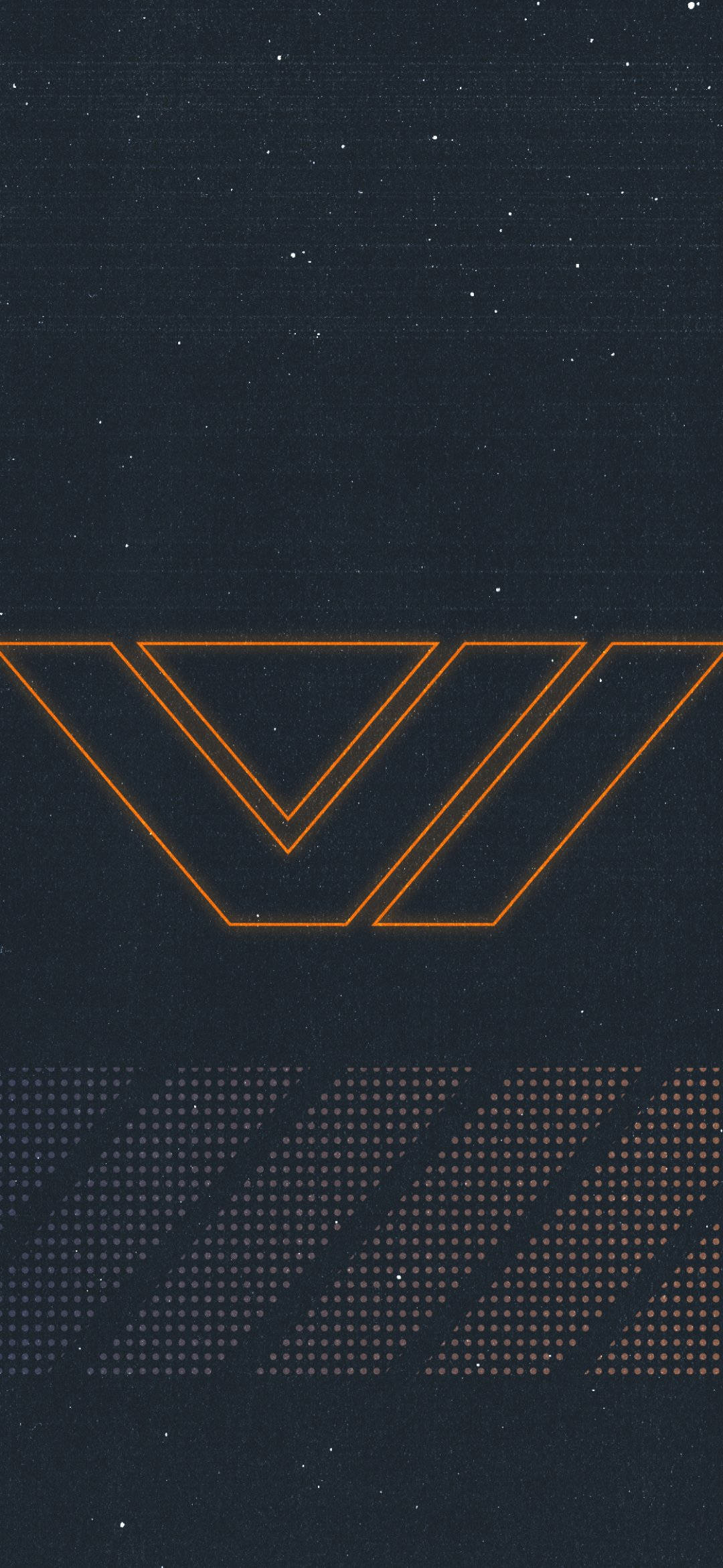 musta ja oranssi logo, jossa v keskellä Taustakuvat