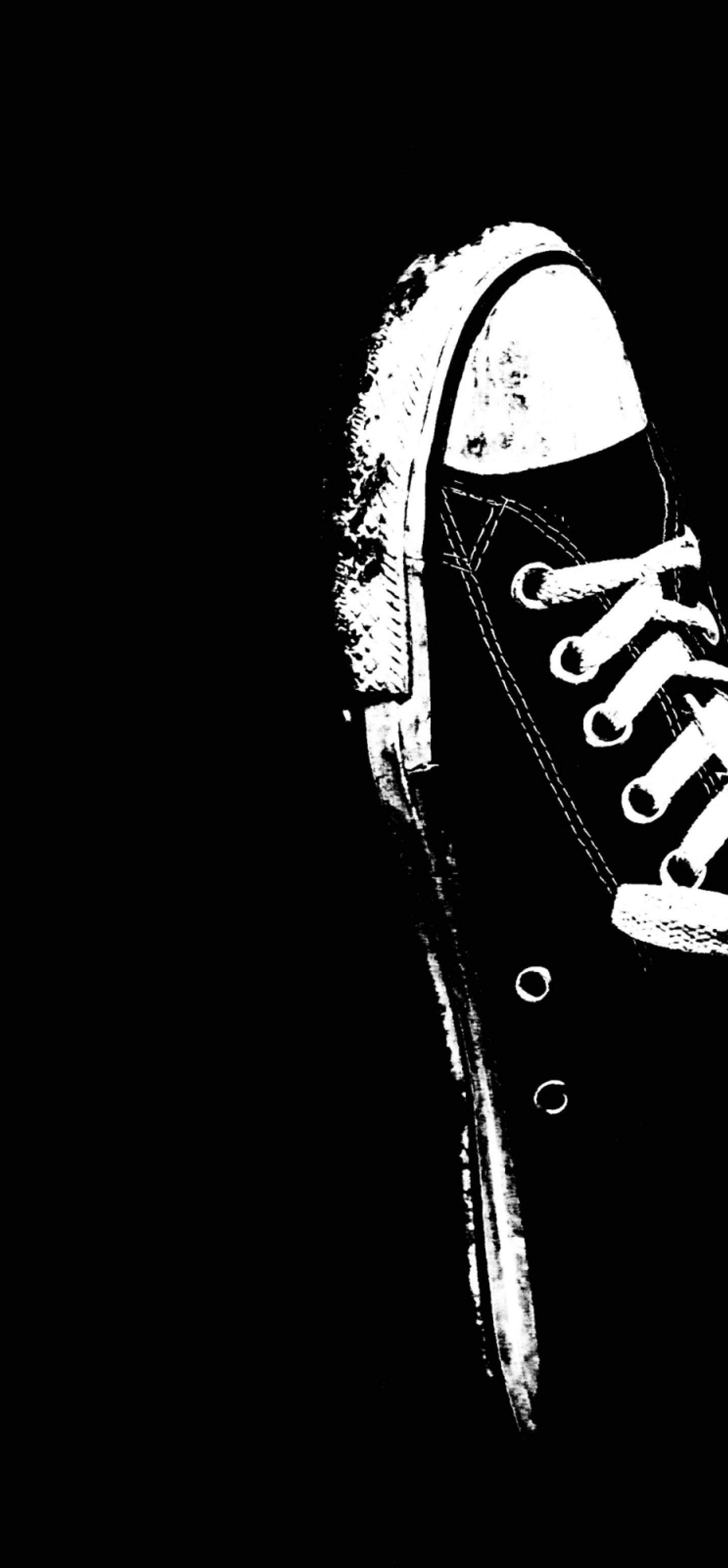 Musta ja Valkoinen Converse Sarjakuva Tennari Taustakuvat