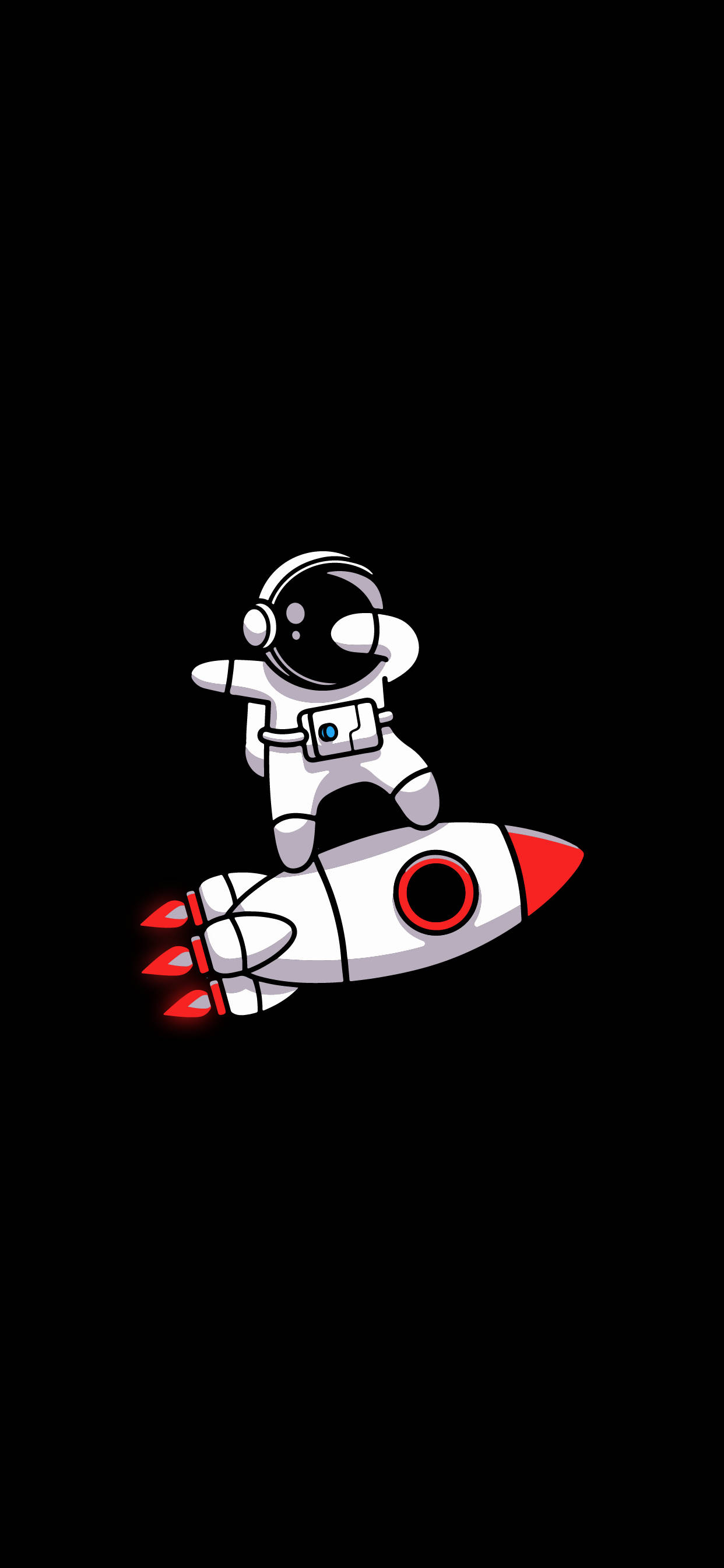 Musta ja valkoinen astronautti minisarjakuva Taustakuvat