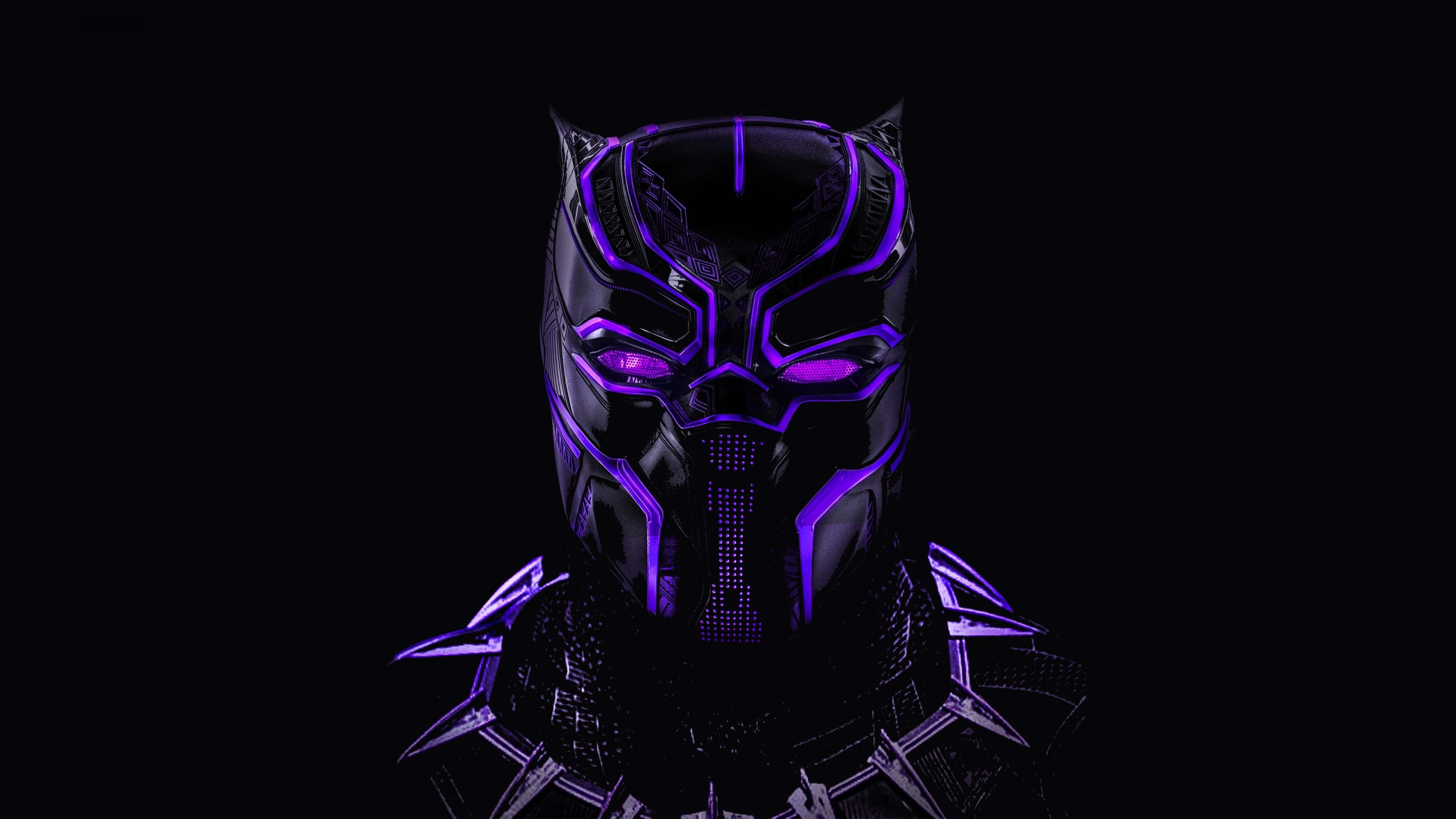 Musta neon-HD Black Panther Taustakuvat