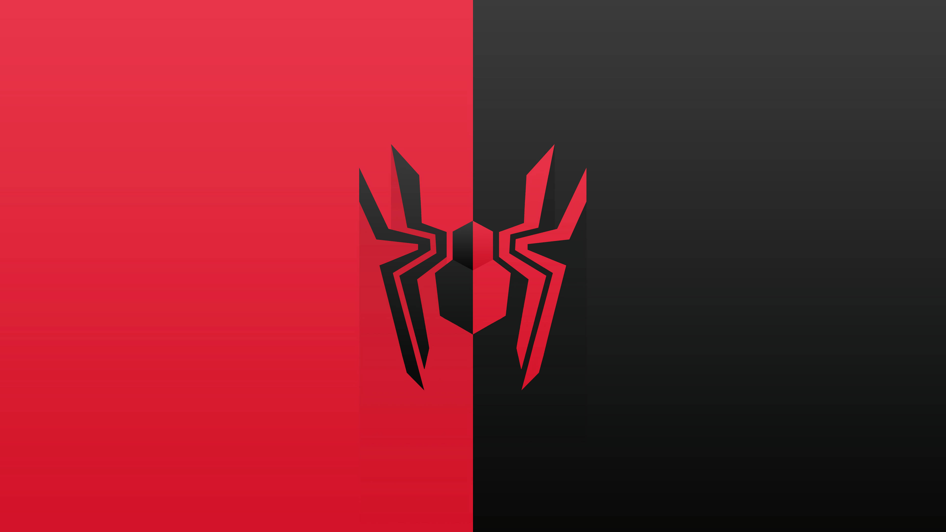 Musta Punainen 4K Spider-Man Taustakuvat