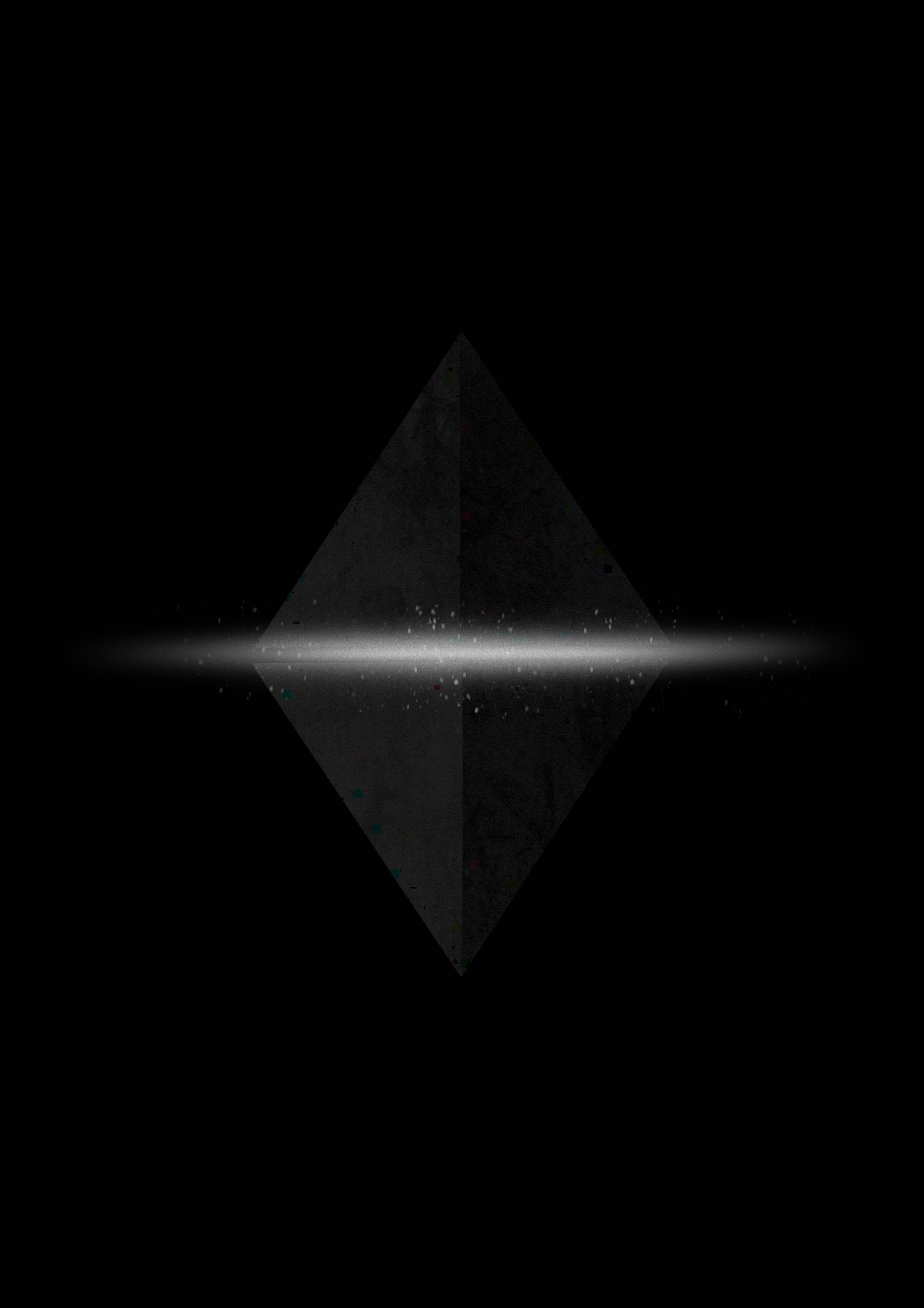 Musta Pyramidi Peilikopion Kanssa Taustakuvat