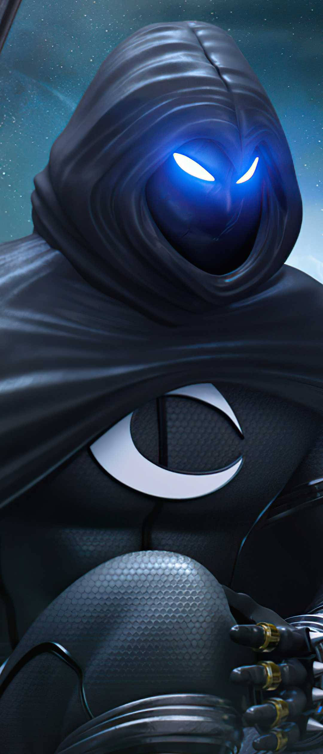 Musta Soturi Moon Knight Puhelin Taustakuvat