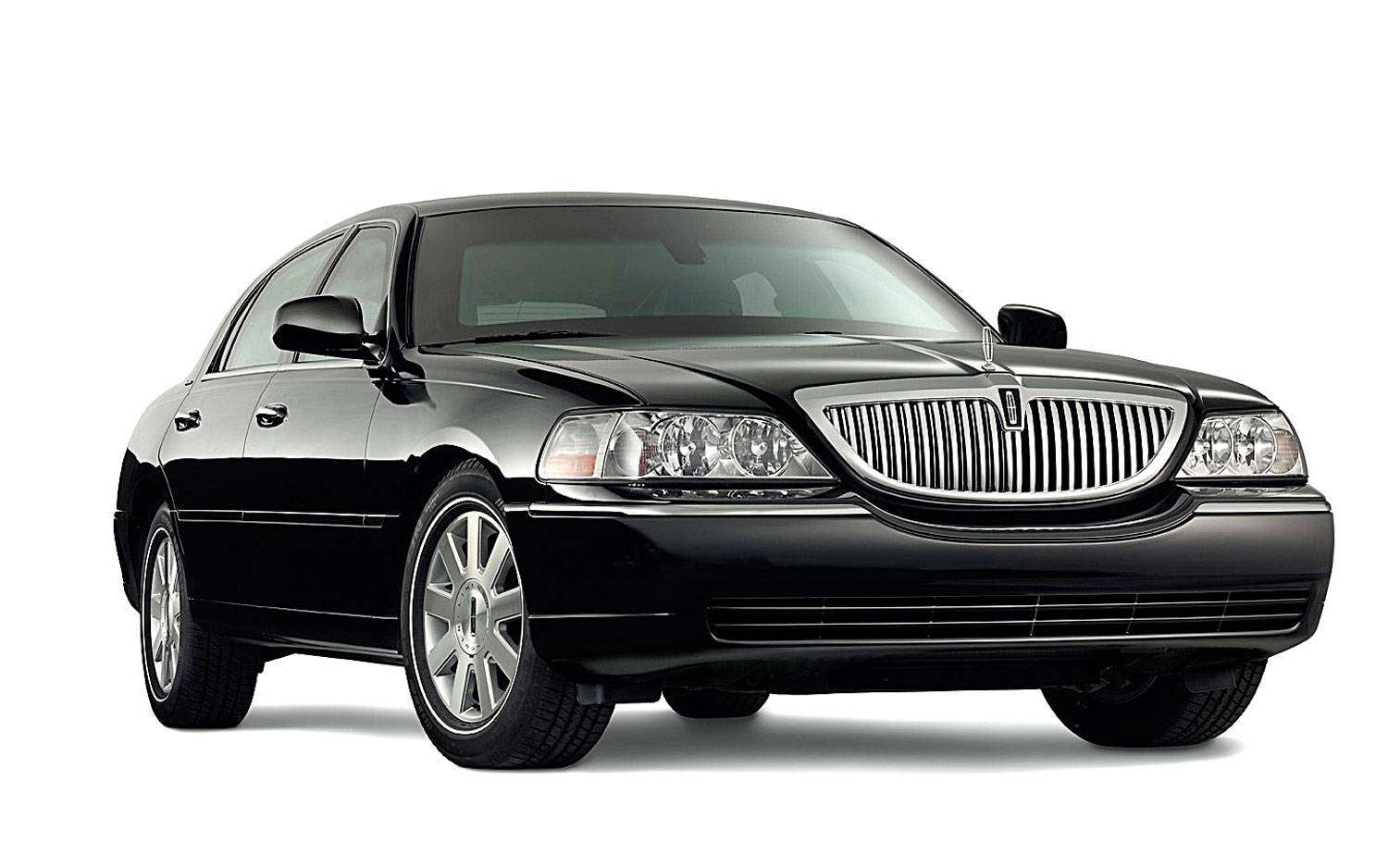 Musta Town Lincoln -auto — Hienot autot GIF Taustakuvat