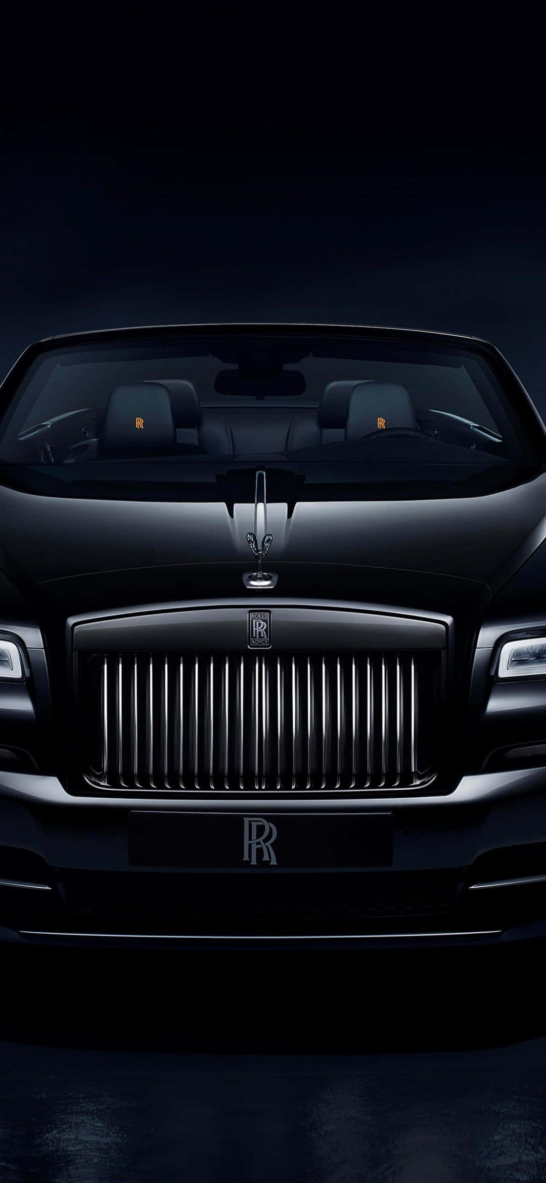Musta ylellinen Rolls Royce Taustakuvat