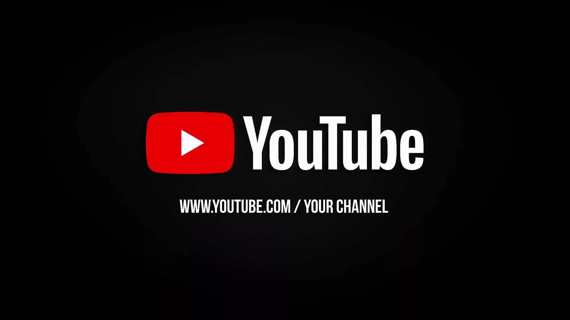 Musta YouTube-kanavasi Taustakuvat
