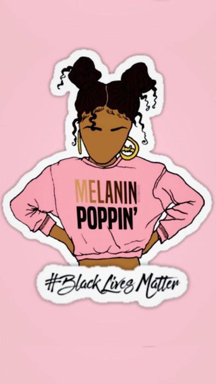 Mustaihoinen Baddie Melanin Poppin -neulepaidassa Taustakuvat