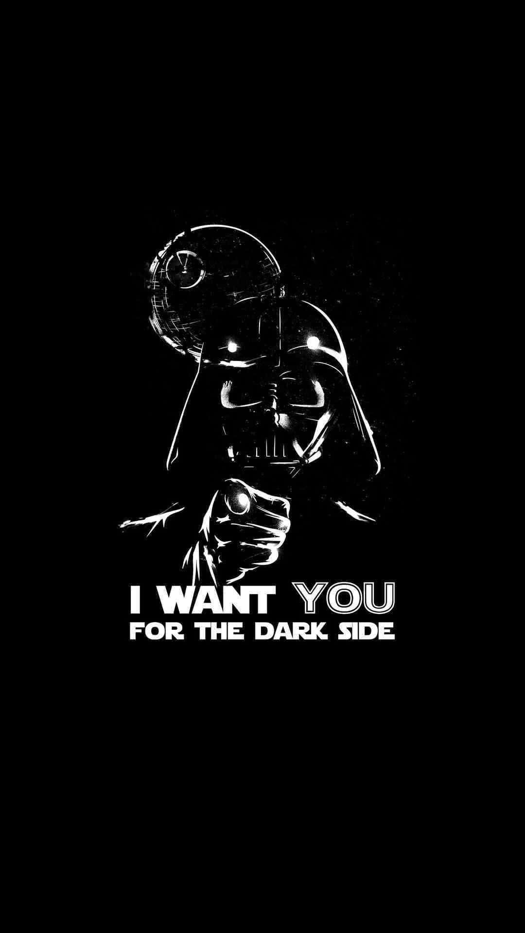 Mustan emo-iPhonen Darth Vader Taustakuvat