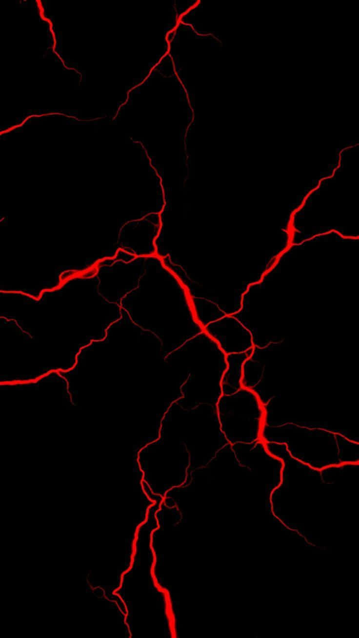 Mustan punaiset neon salamaniskut puhelimeen Taustakuvat