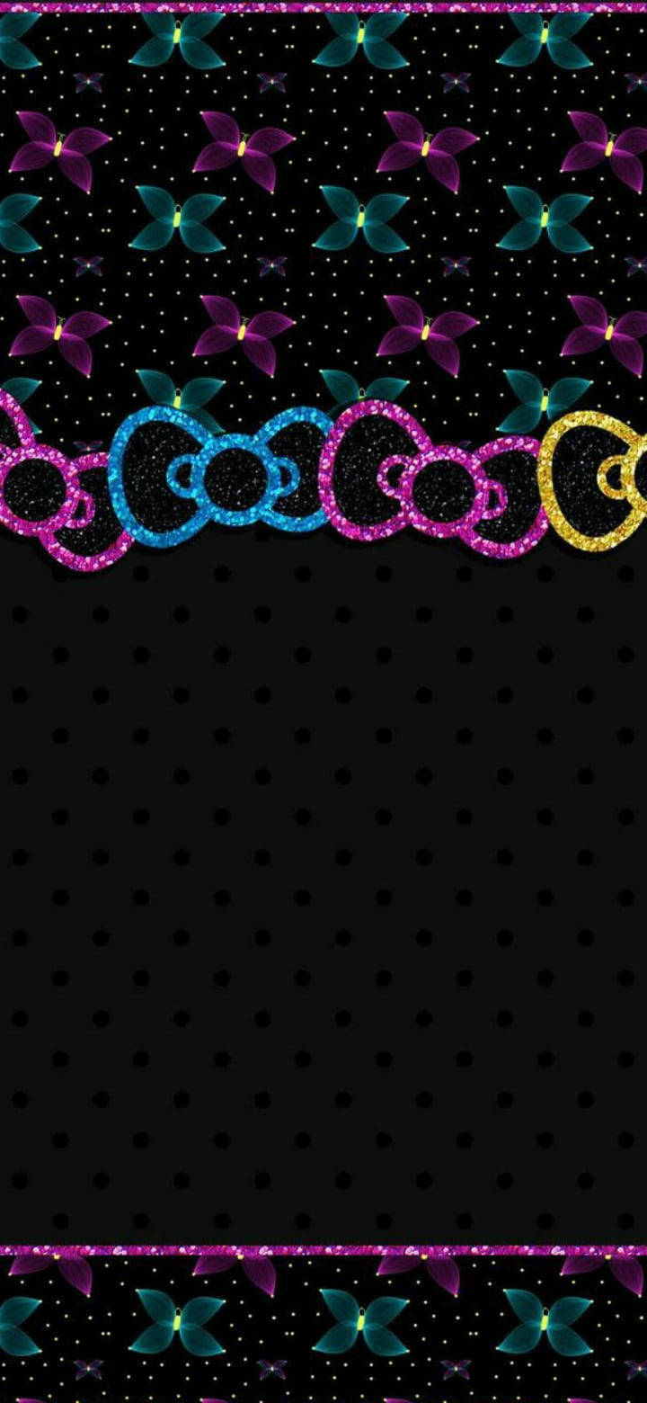 Mustat Hello Kitty -nauhat Taustakuvat