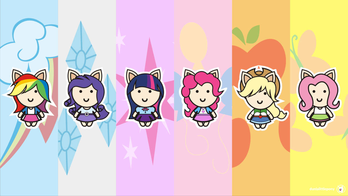 My Little Pony Chibi - Röyhkeä ja suloinen Taustakuvat