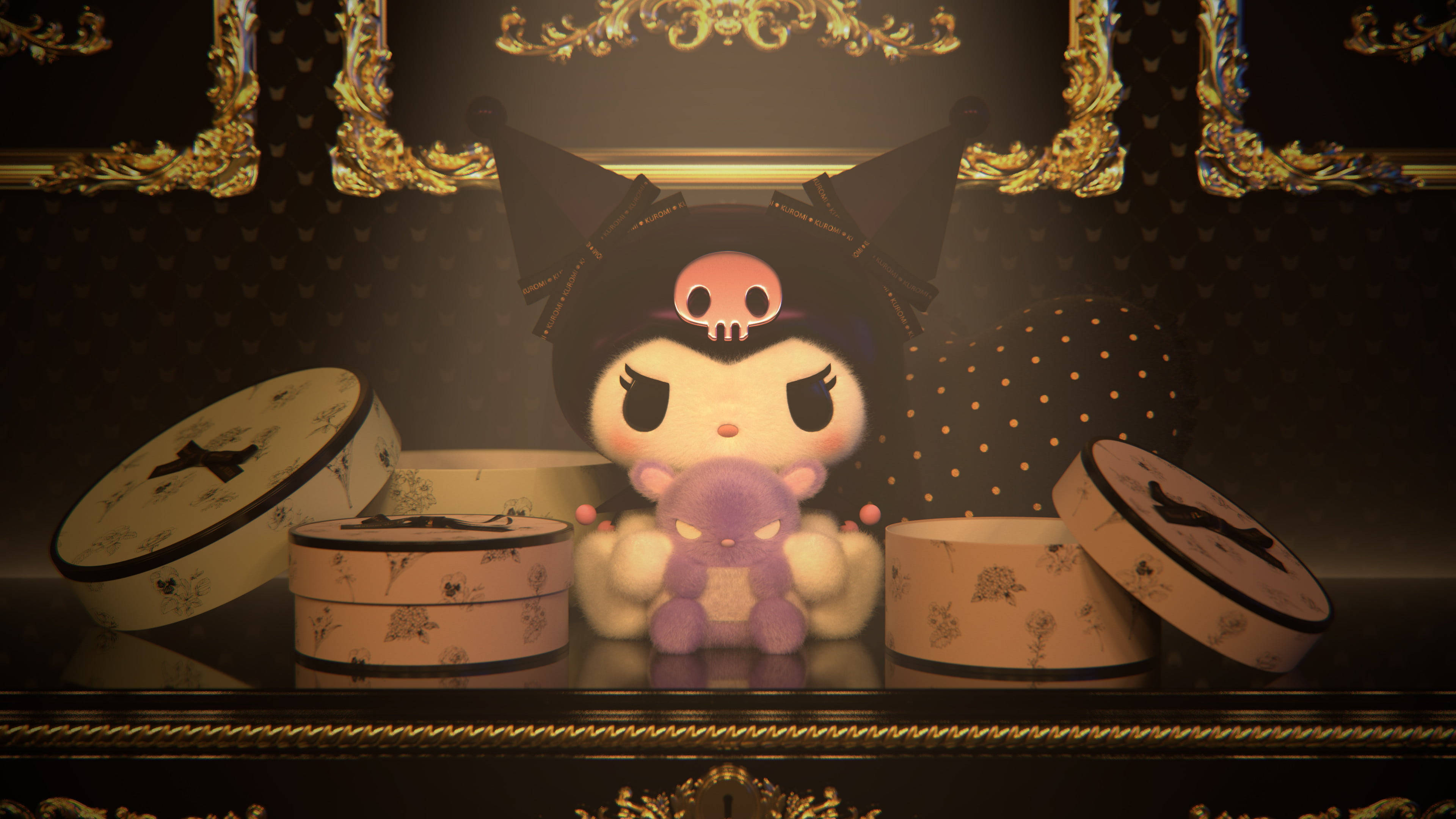 My Melody Kuromi avaa lahjalaatikoita Taustakuvat