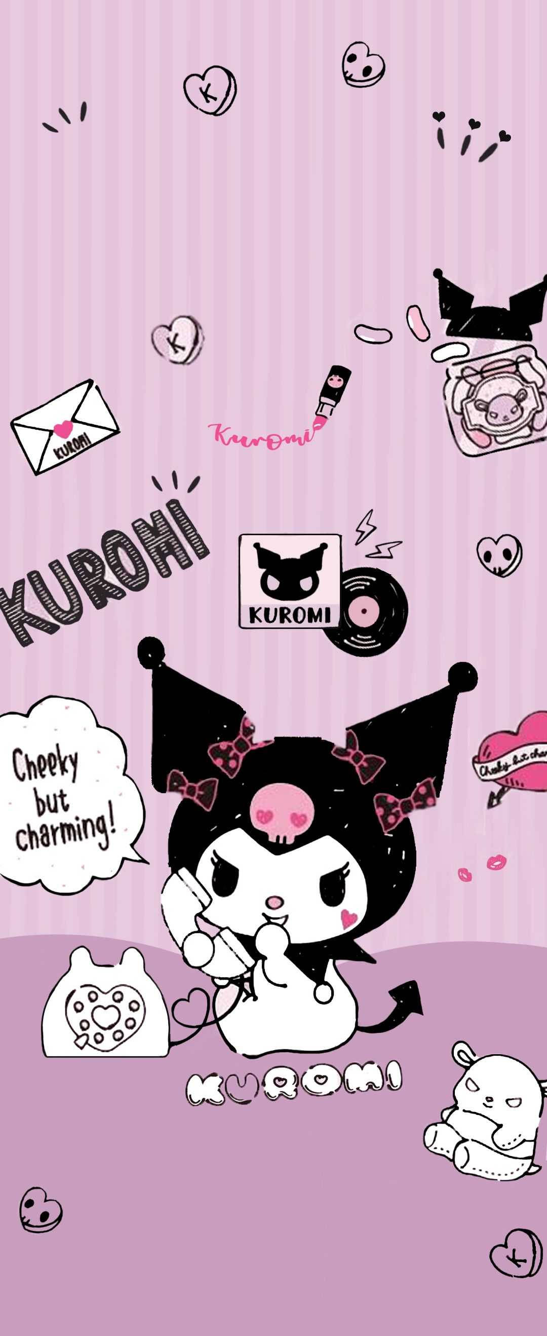 My Melody Kuromi puhelimen taustakuva Taustakuvat