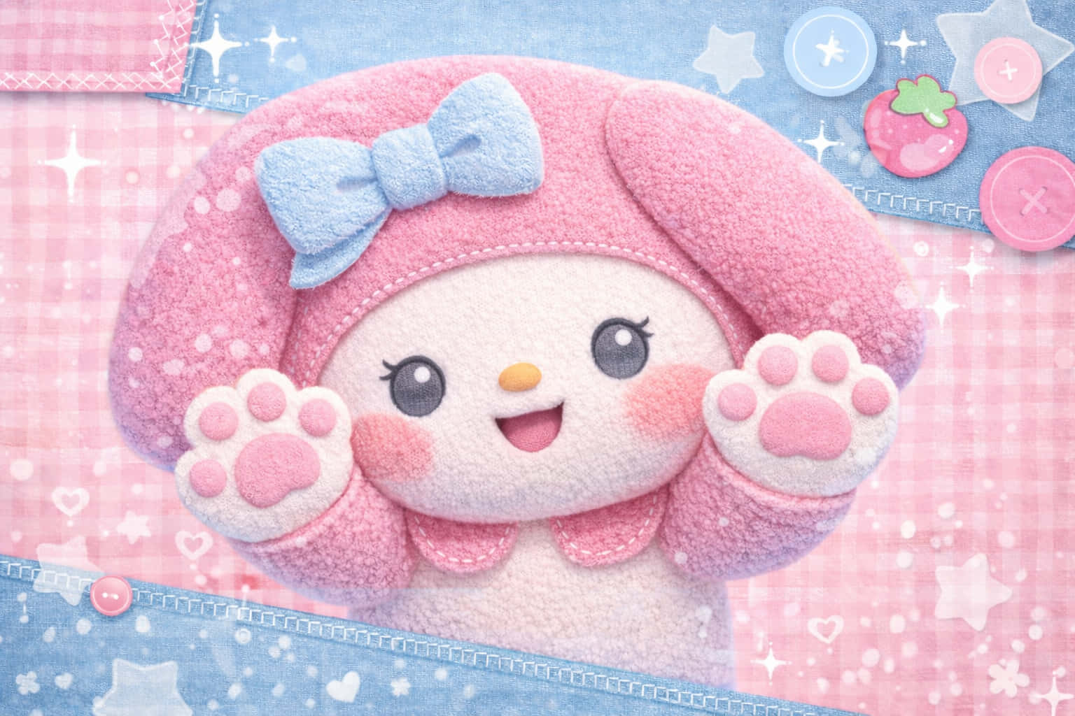 Söpö,Sanrio-estetiikka,Pinkki,Lemmikki — Söpö esteettinen GIF Taustakuvat