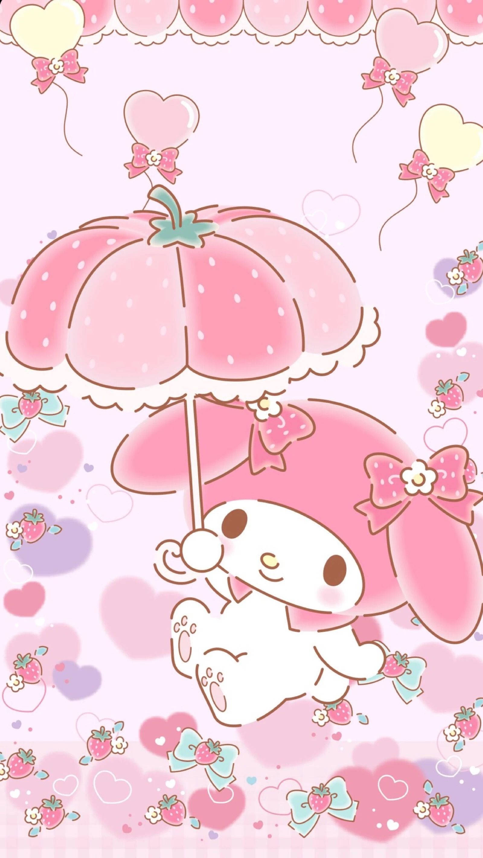 My Melody suloinen iPhone Taustakuvat