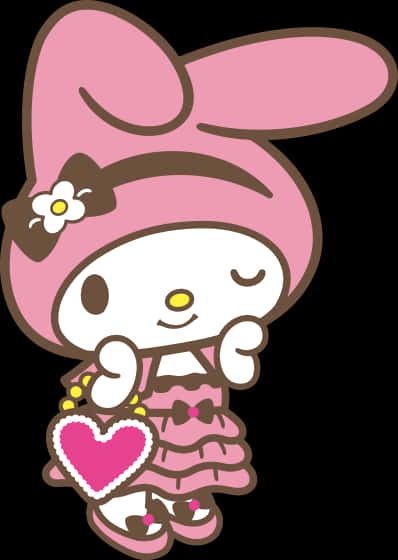 My Melody suloinen asento Taustakuvat
