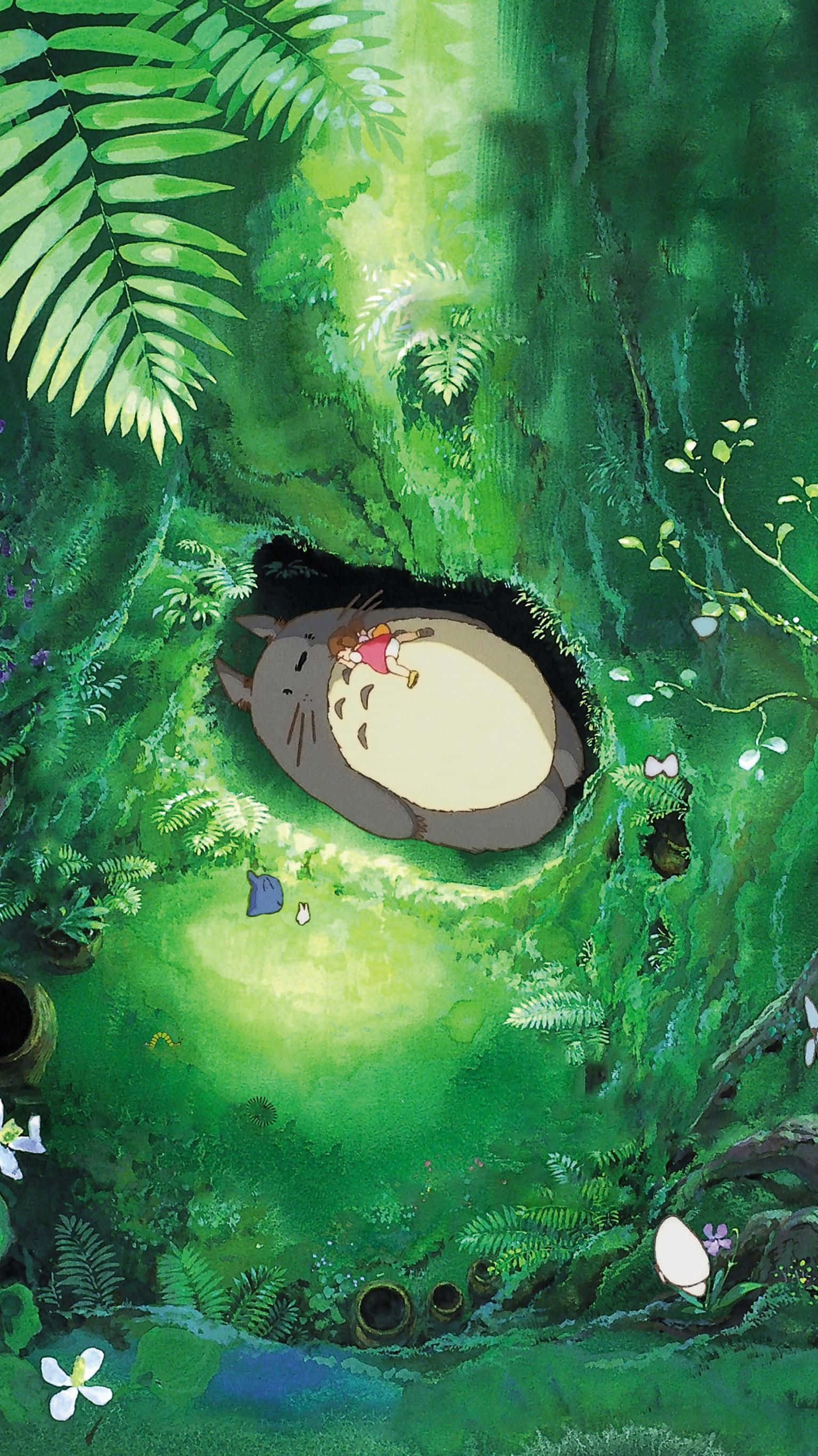Naapurini Totoro Studio Ghibli -puhelin Taustakuvat