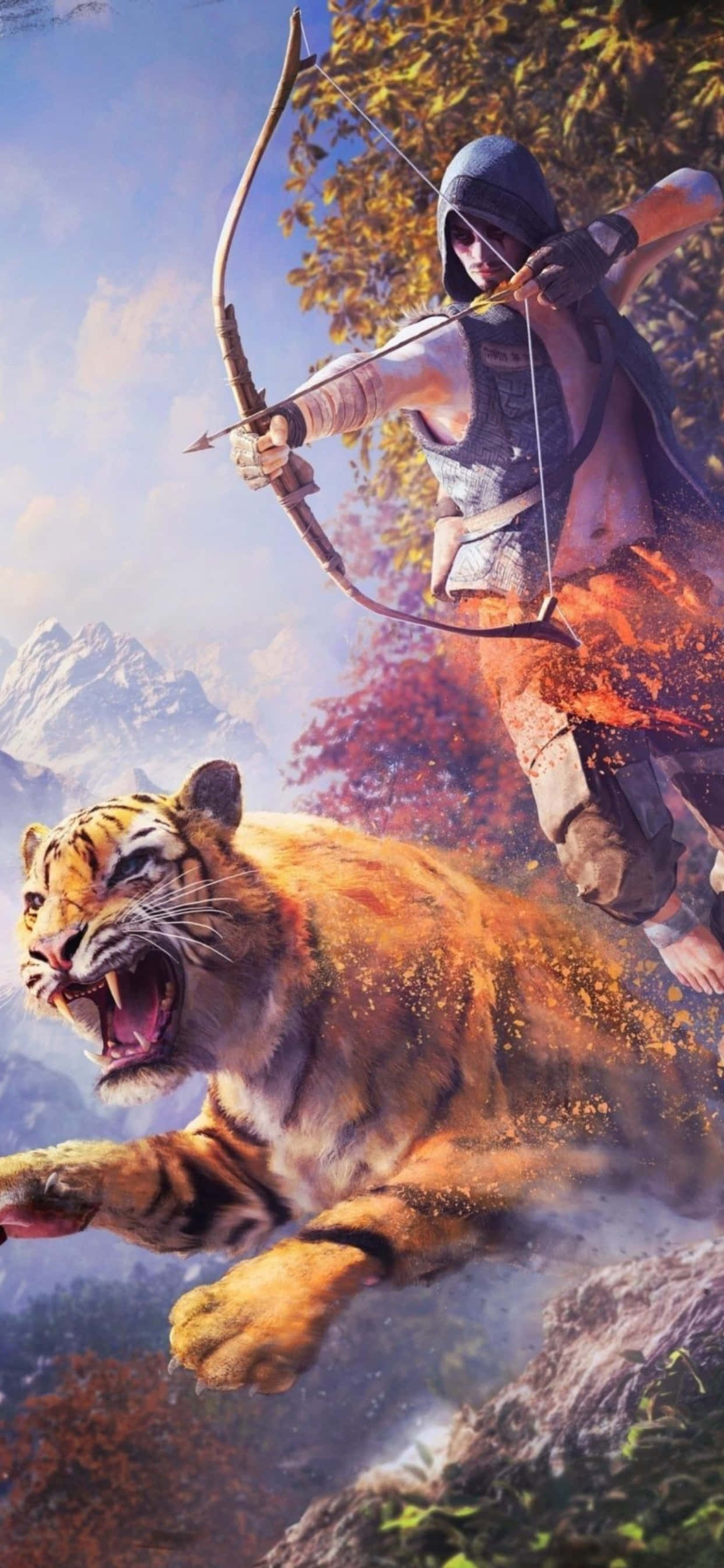 Todista kauniita maisemia ja vangitsevia näkymiä tutkiessasi ja pelatessasi Far Cry 4:ää iPhone Xs Maxilla. Taustakuvat