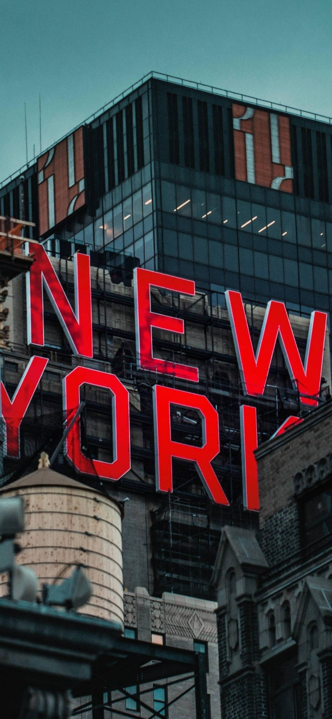 Näkymä Central Parkiin Empire State Buildingista New Yorkissa Taustakuvat