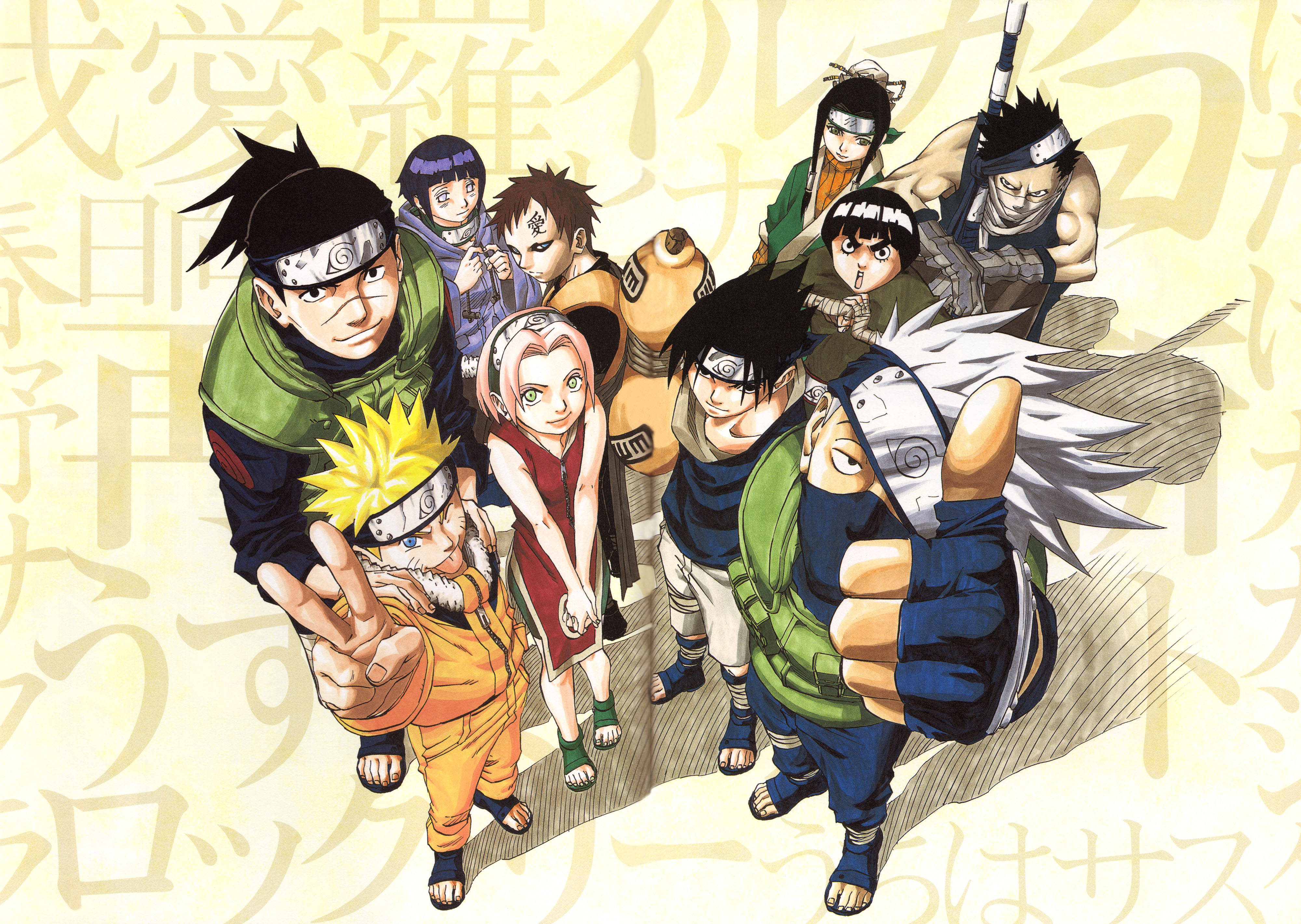 Naruto 4K Ninjahahmot Taustakuvat