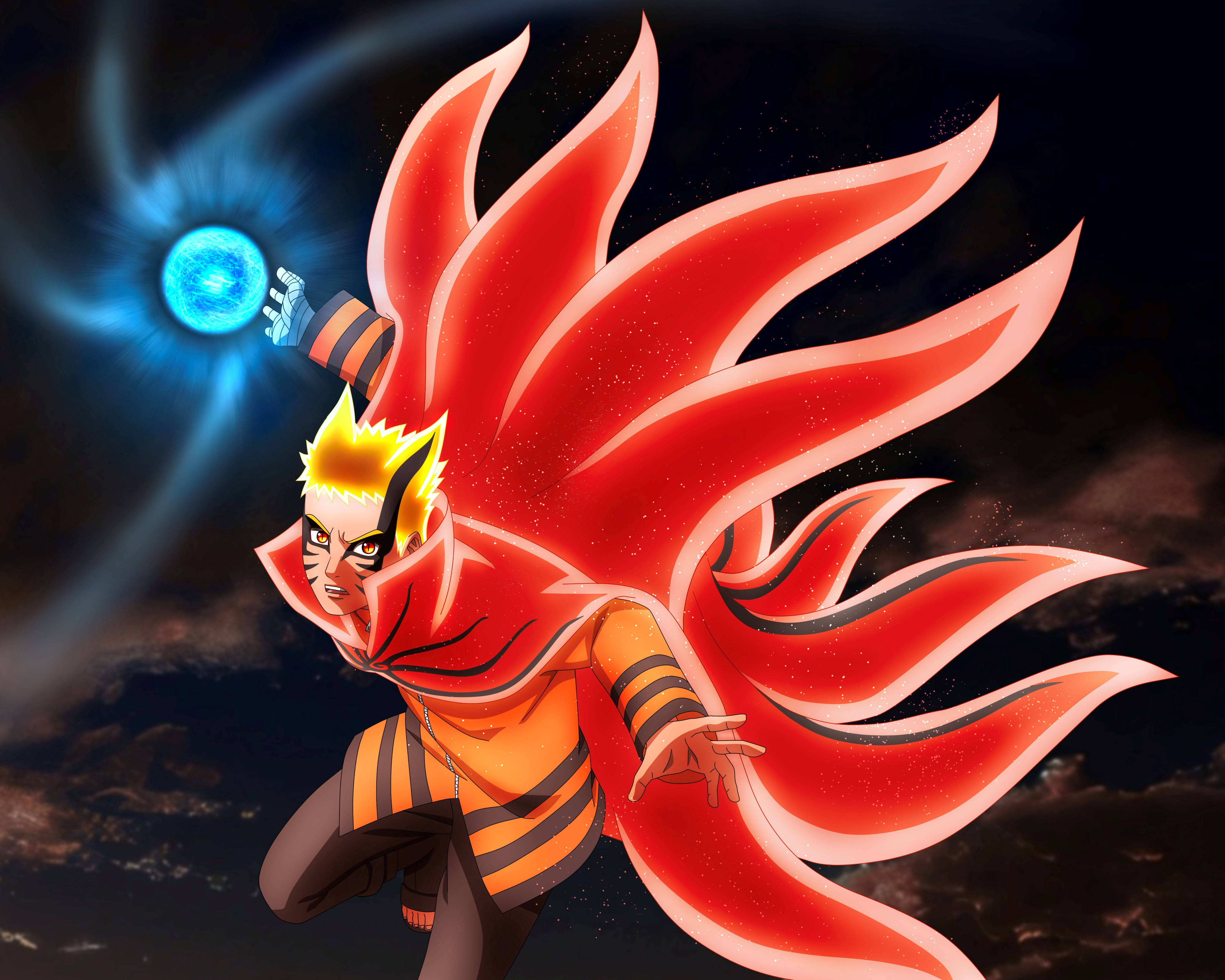 Naruto Baryon-tila Rasengan Taustakuvat