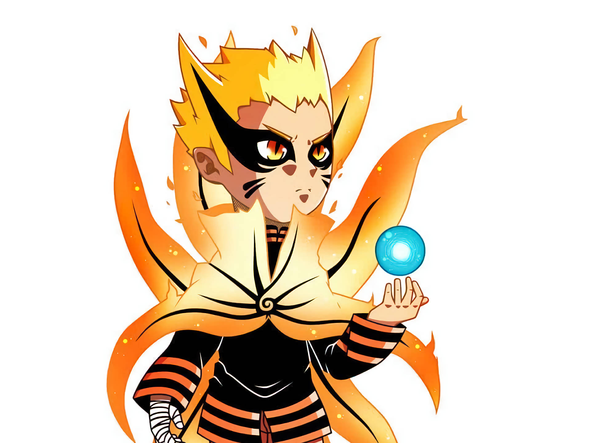 Naruto Baryon-tila Chibi Taustakuvat