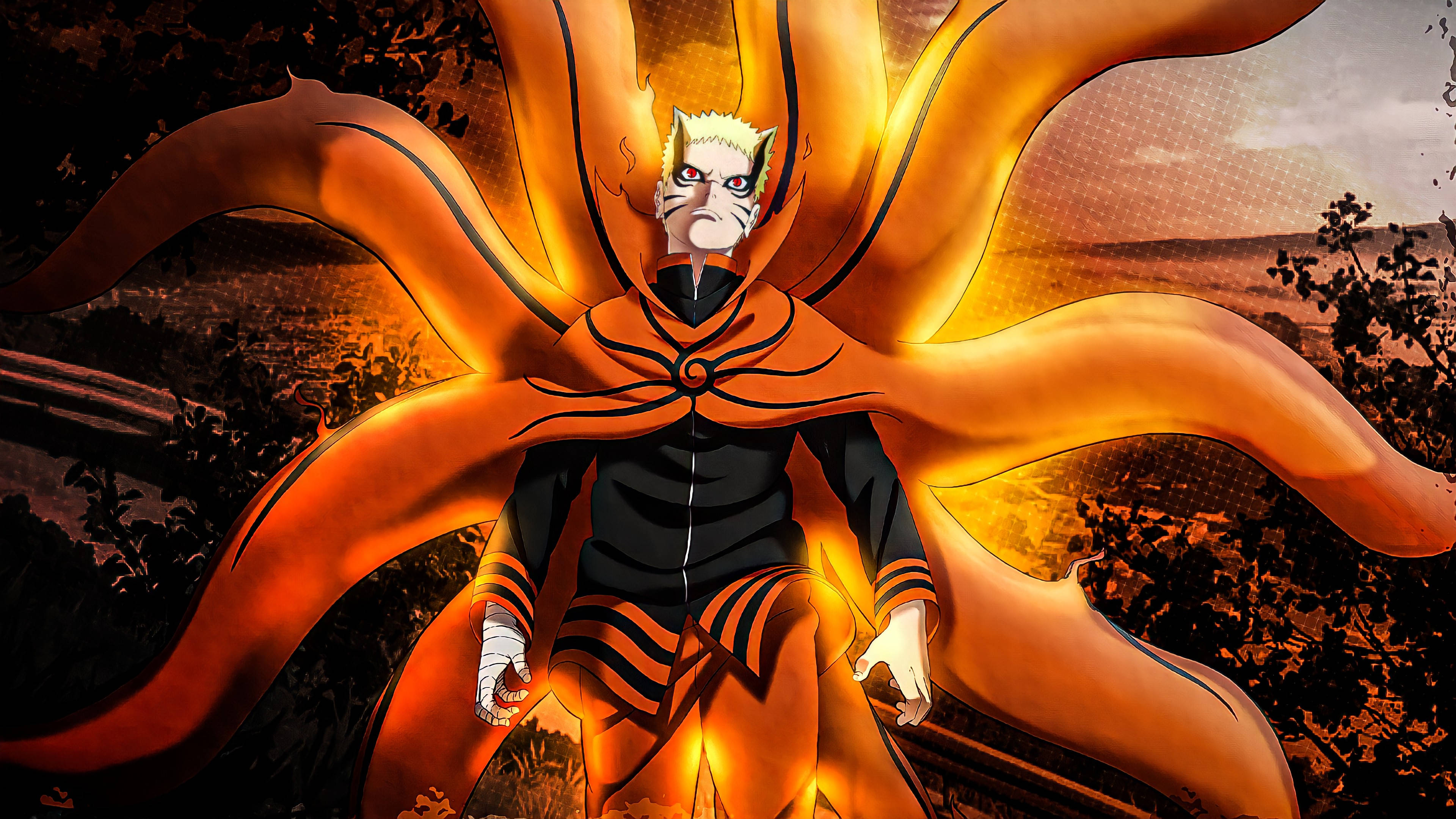 Naruto Baryon-tila Energia Taustakuvat