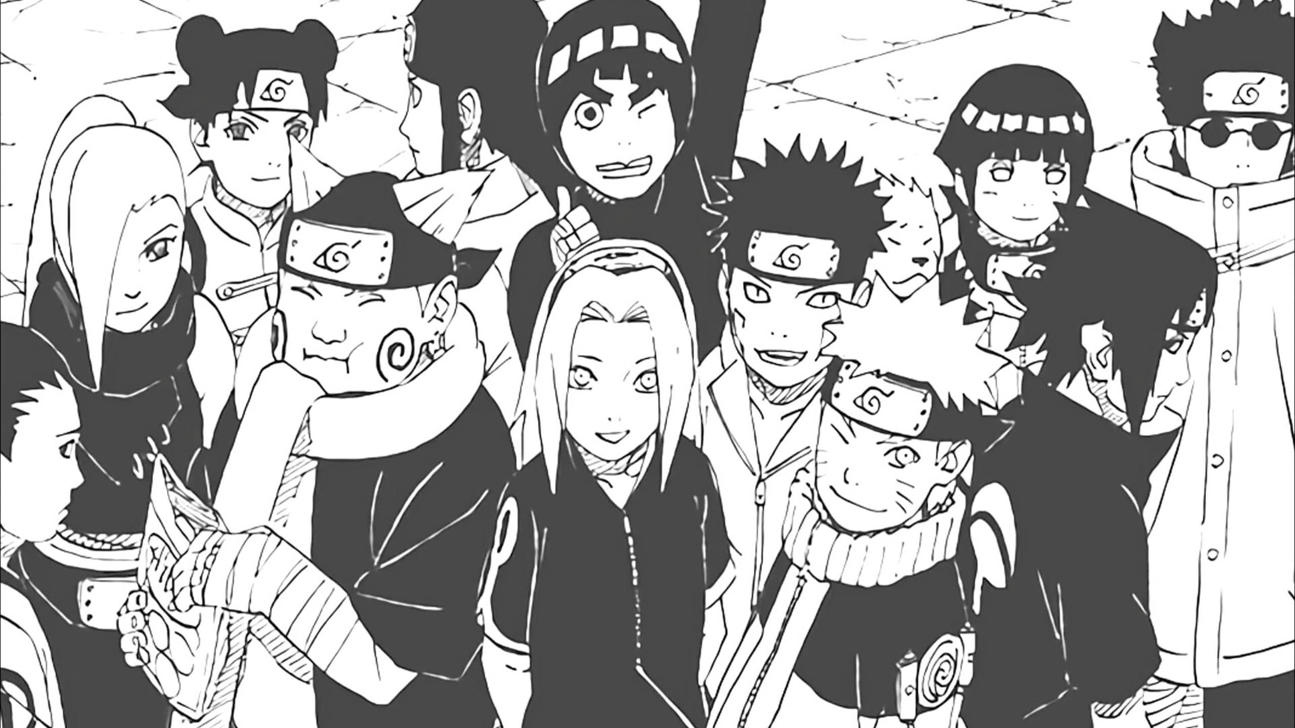 Naruto-hahmot Konohan ninjat Taustakuvat