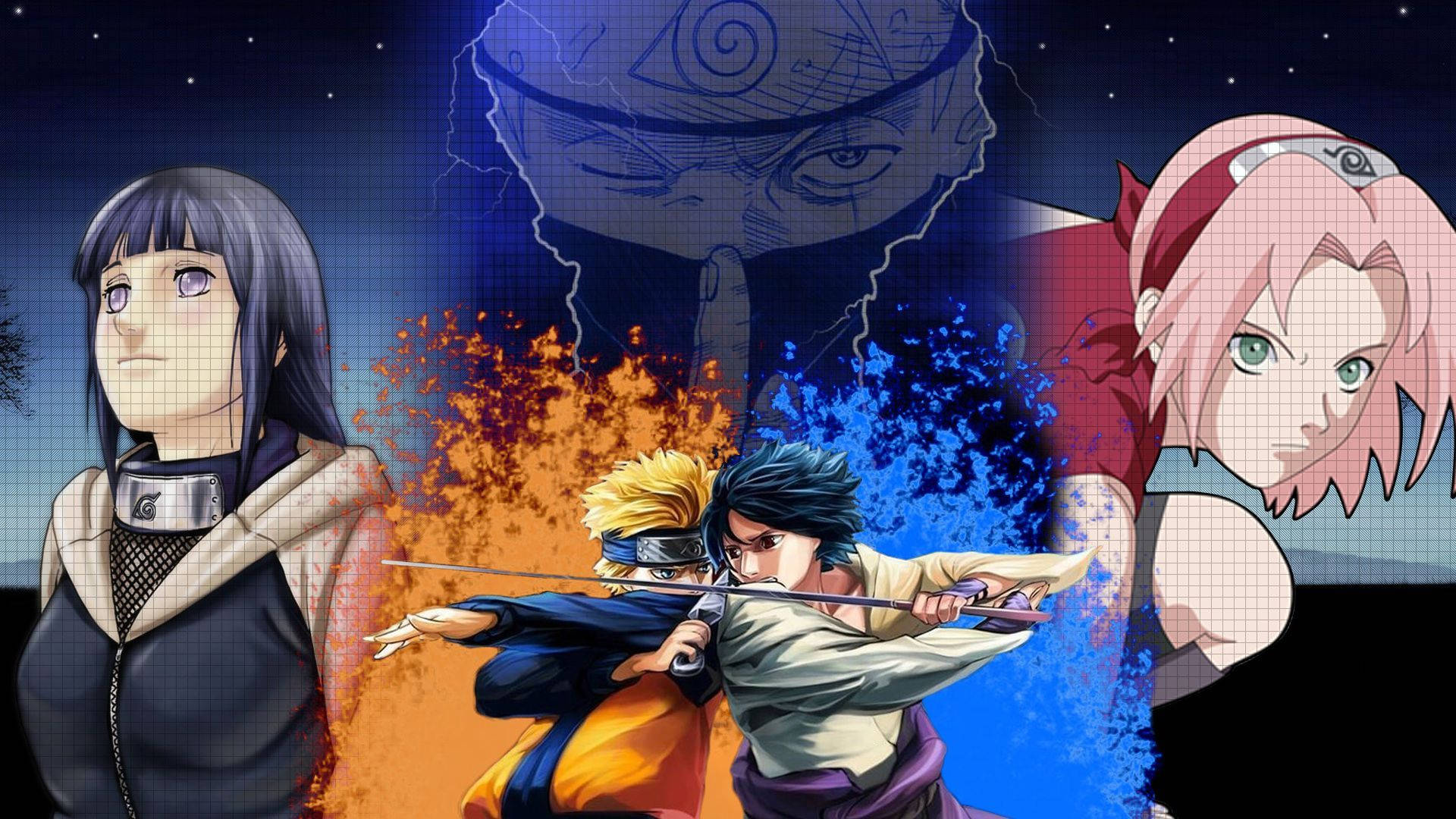 Naruto ja Hinata fanitaide Taustakuvat