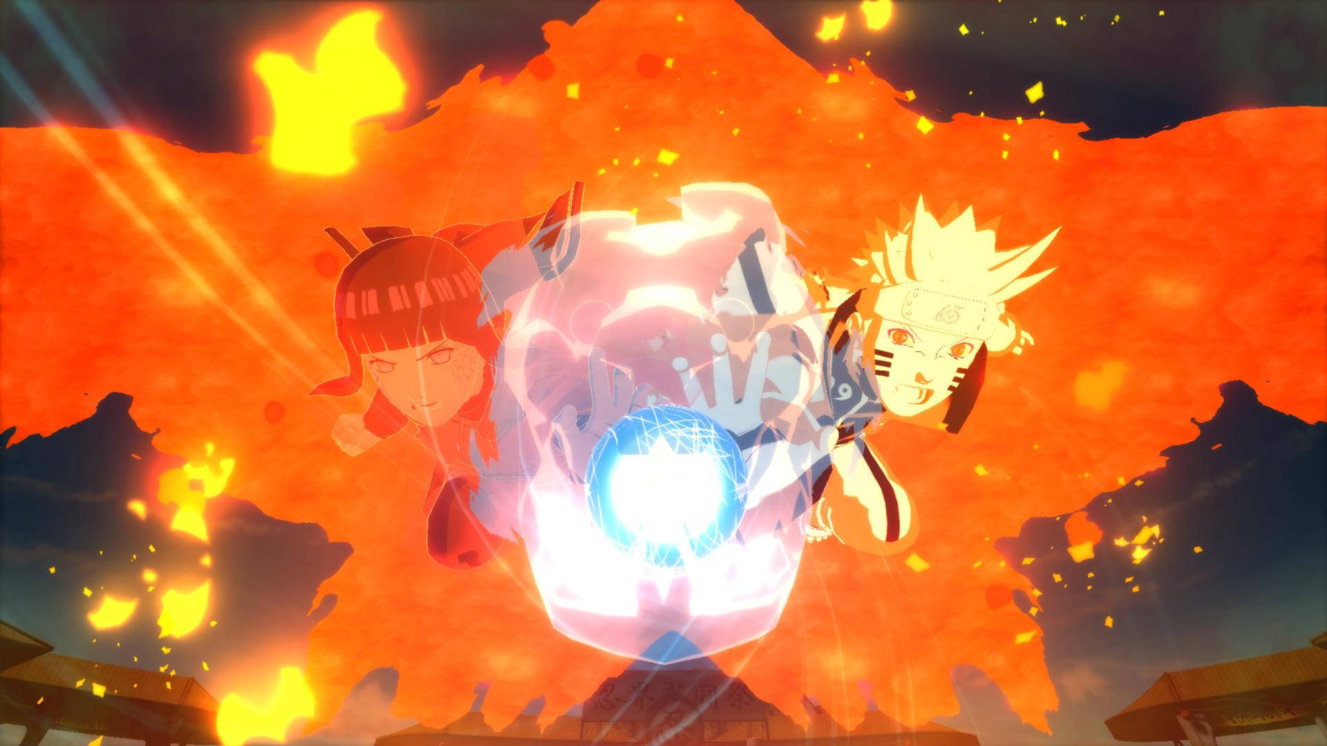 Naruto ja Hinata Rasengan Taustakuvat
