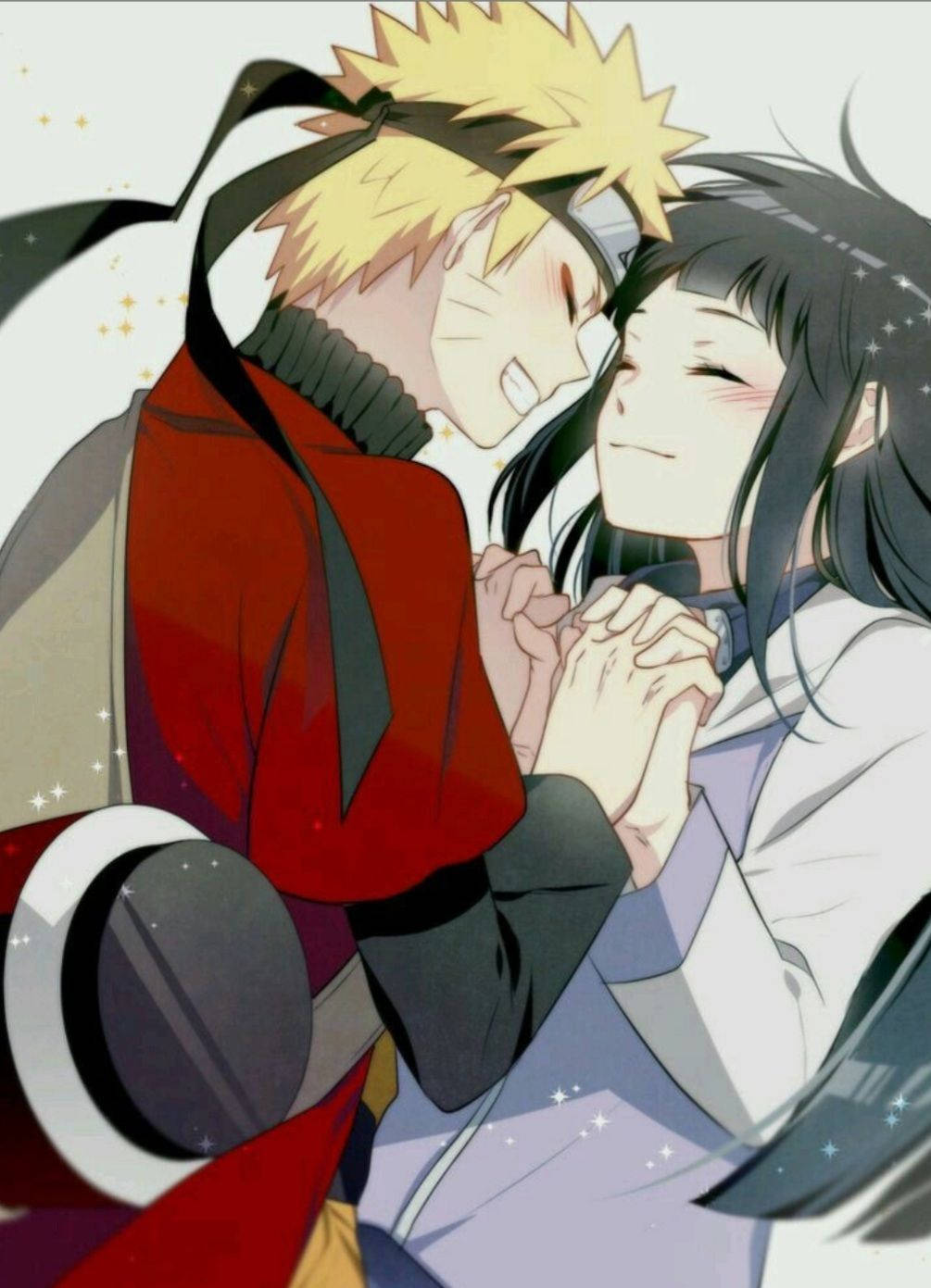 Naruto ja Hinata hymyilemässä Taustakuvat