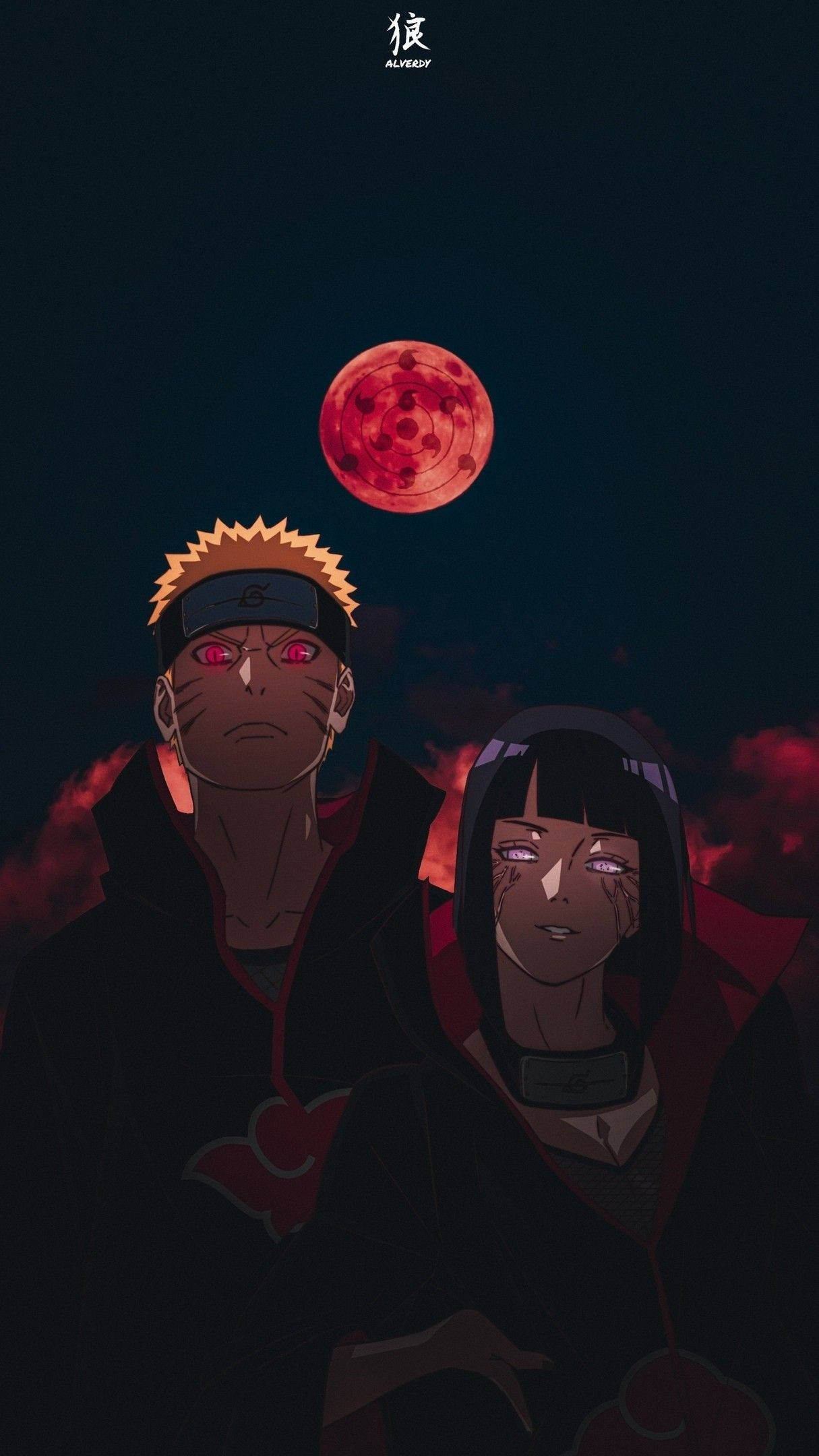 Naruto ja Hinata Tsukuyomi Taustakuvat