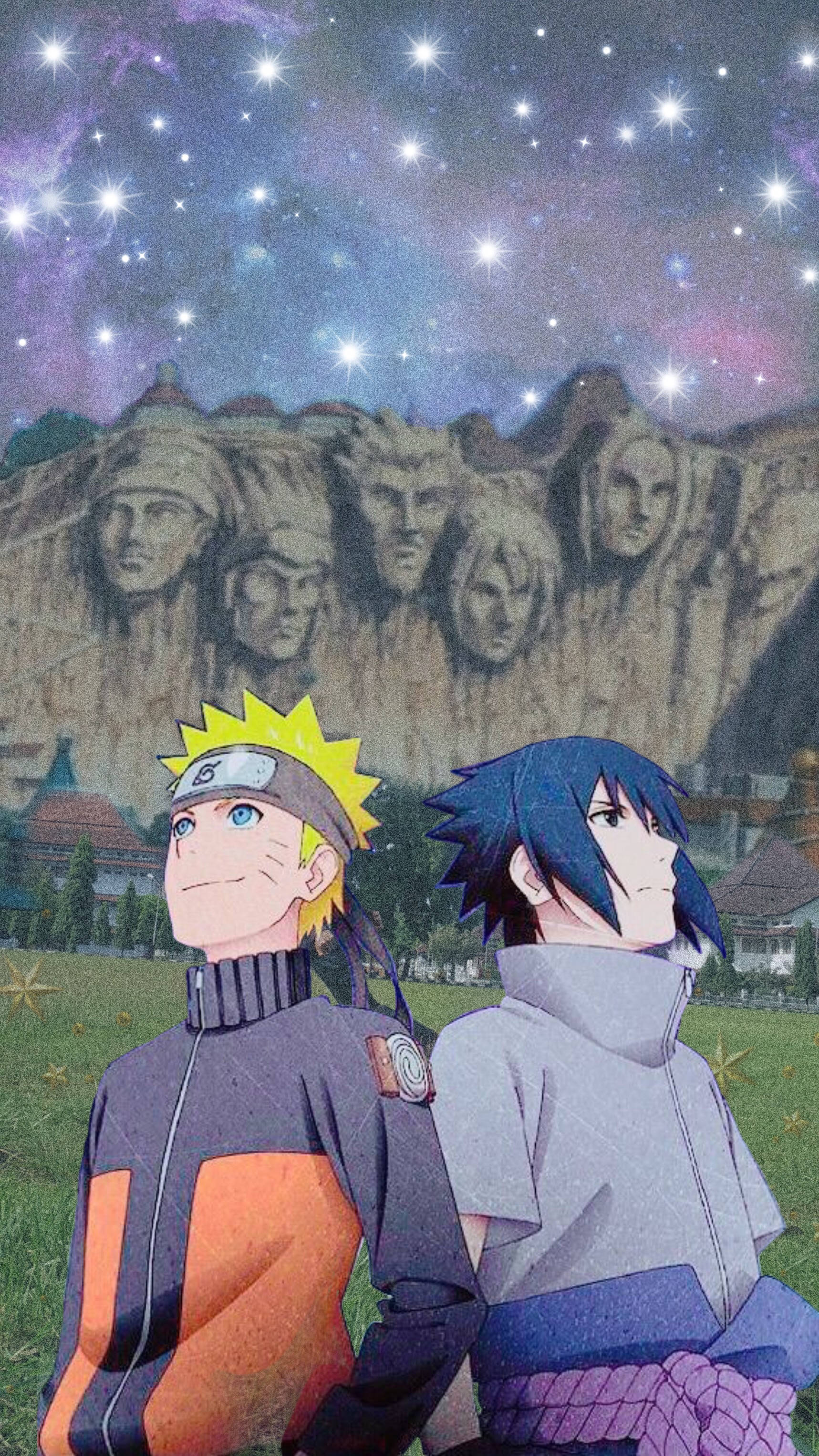 Naruto ja Sasuke Konohasta Taustakuvat
